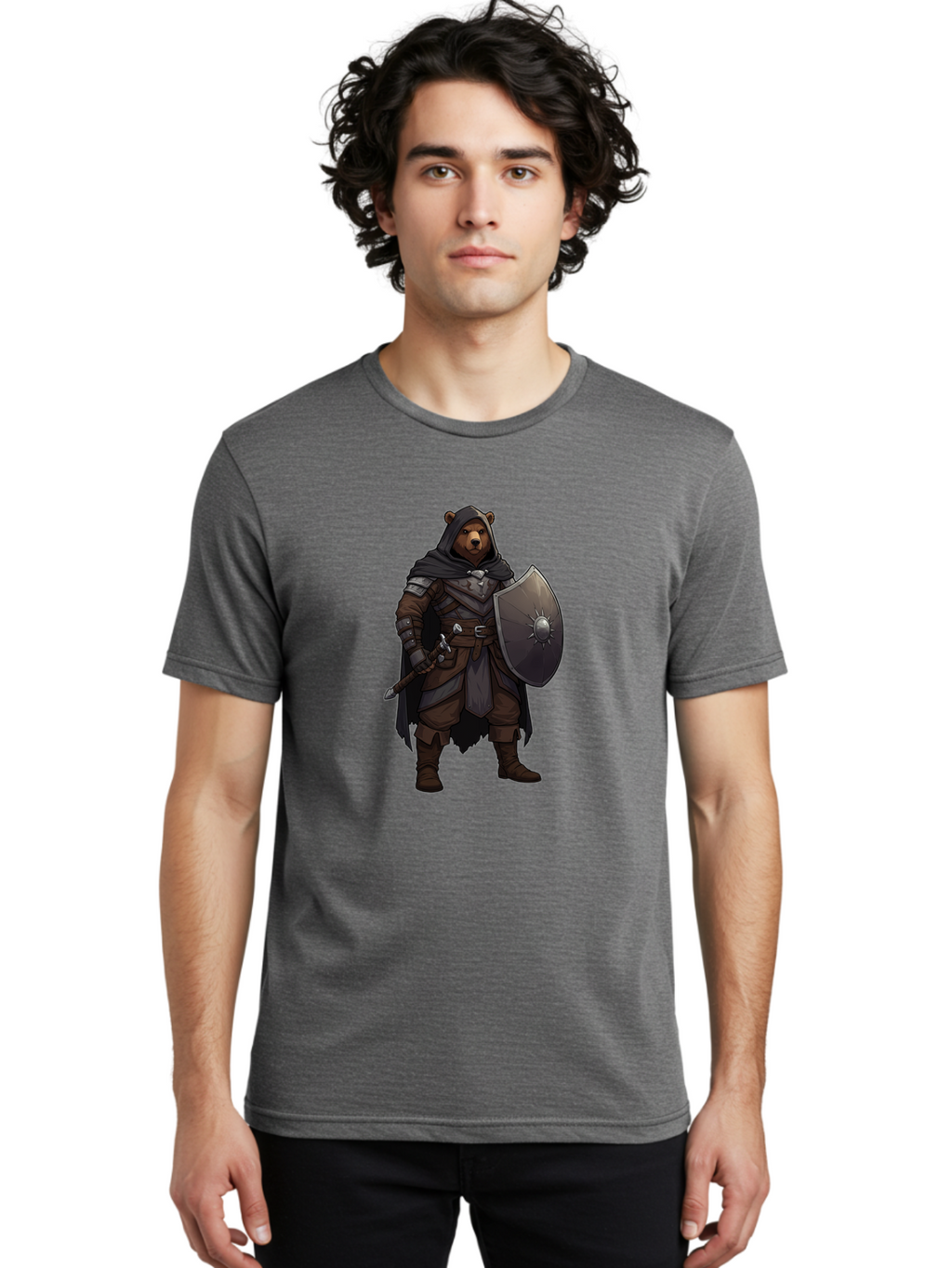 Knight-Bear Men'S Graphic Tee, 100% Cotton, Comfortable Casual Summer Wear, Machine Washable, Vintage Camera, Old Camera, Antique Camera, Black Camera, Classic Photography, Photography Equipment, Nostalgic Device, Film Camera, Camera Art Baf167