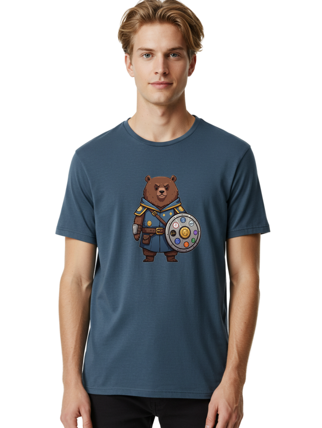 Knights-Bear Men'S Graphic Tee, 100% Cotton, Comfortable Casual Summer Wear, Machine Washable, Vintage Camera, Old Camera, Antique Camera, Black Camera, Classic Photography, Photography Equipment, Nostalgic Device, Film Camera, Camera Art Baf168
