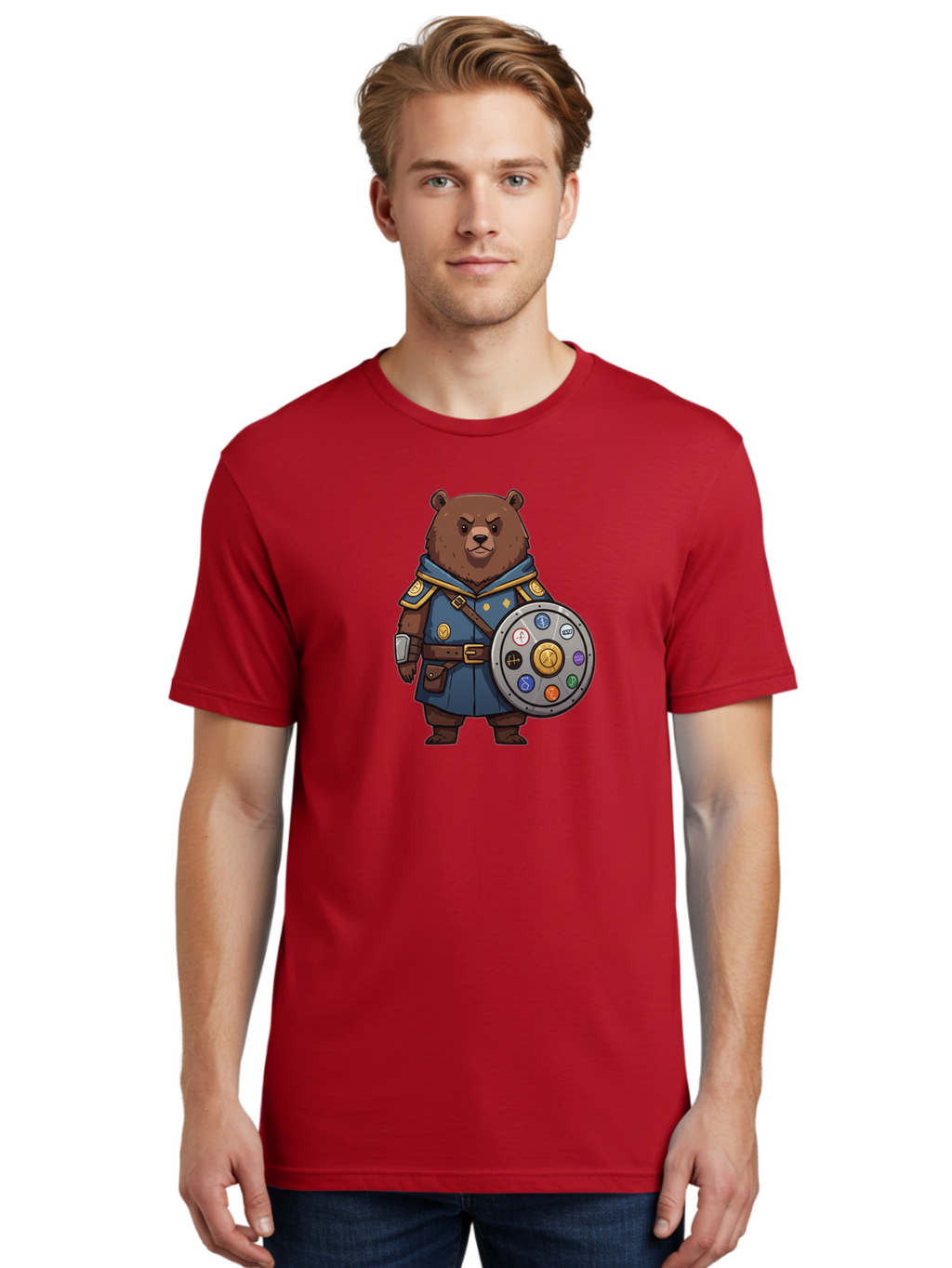 Knights-Bear Men'S Graphic Tee, 100% Cotton, Comfortable Casual Summer Wear, Machine Washable, Vintage Camera, Old Camera, Antique Camera, Black Camera, Classic Photography, Photography Equipment, Nostalgic Device, Film Camera, Camera Art Baf168