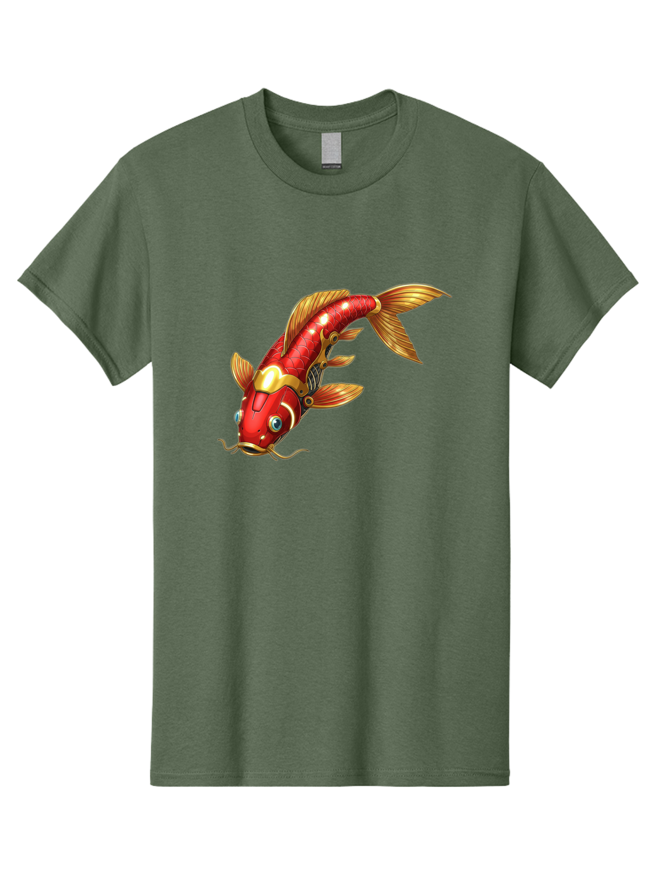 Koi-Fish-1 Men'S Graphic Tee, 100% Cotton, Comfortable Casual Summer Wear, Machine Washable, Vintage Camera, Old Camera, Antique Camera, Black Camera, Classic Photography, Photography Equipment, Nostalgic Device, Film Camera, Camera Art Baf169