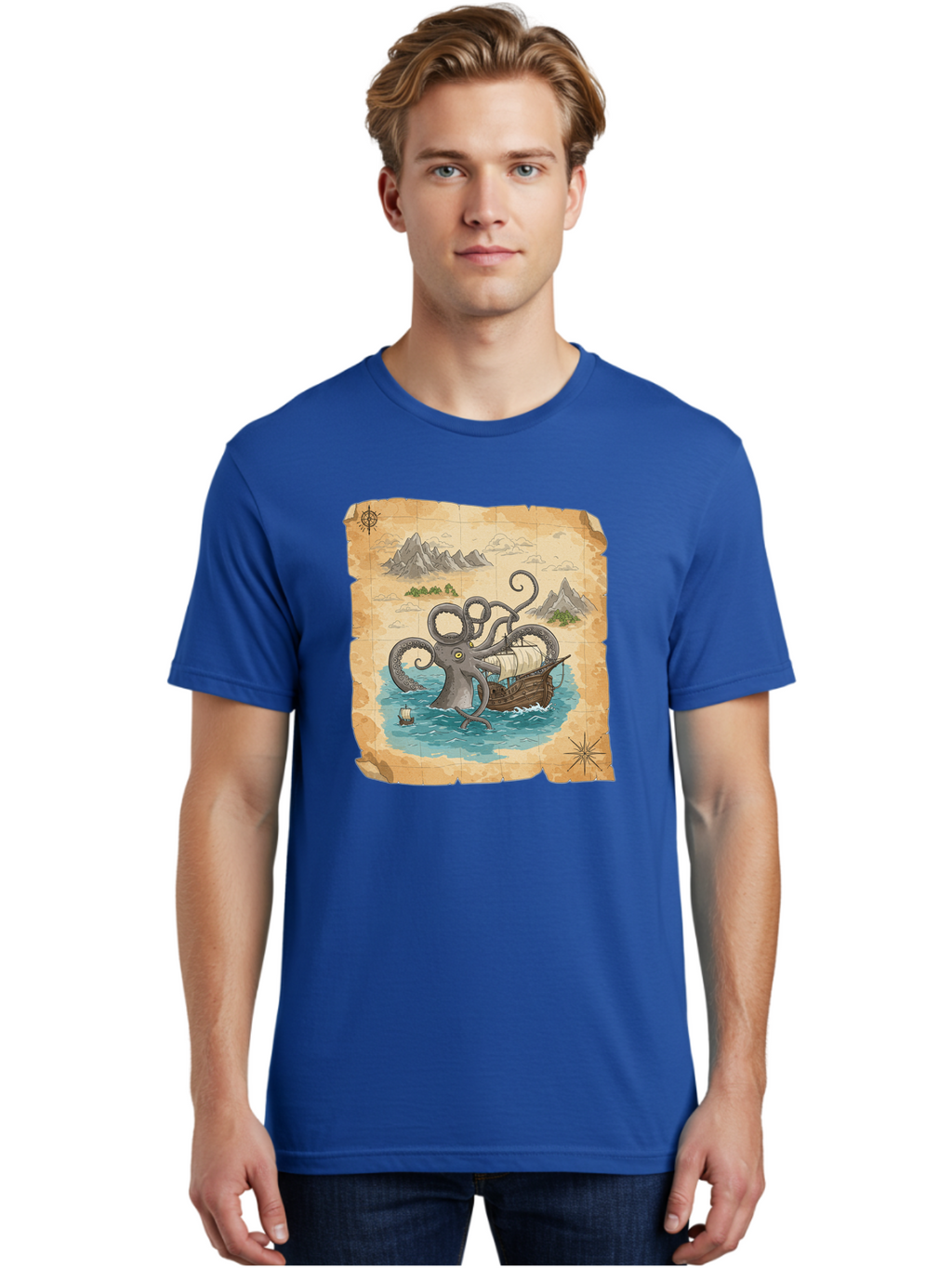 Kraken-Attack Men'S Graphic Tee, 100% Cotton, Comfortable Casual Summer Wear, Machine Washable, Vintage Camera, Old Camera, Antique Camera, Black Camera, Classic Photography, Photography Equipment, Nostalgic Device, Film Camera, Camera Art Baf175