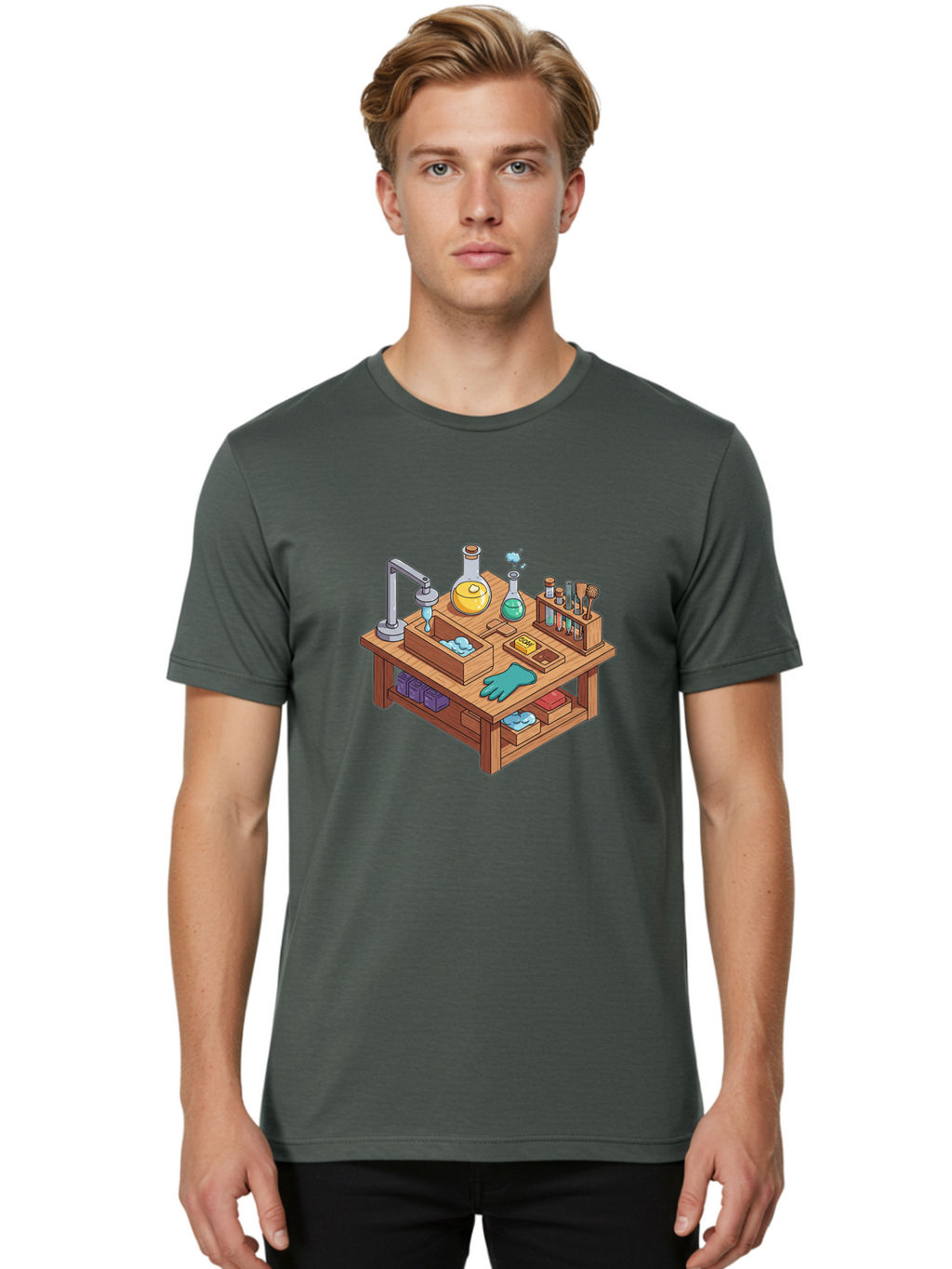 Lab-Workbench Men'S Graphic Tee, 100% Cotton, Comfortable Casual Summer Wear, Machine Washable, Vintage Camera, Old Camera, Antique Camera, Black Camera, Classic Photography, Photography Equipment, Nostalgic Device, Film Camera, Camera Art Baf179