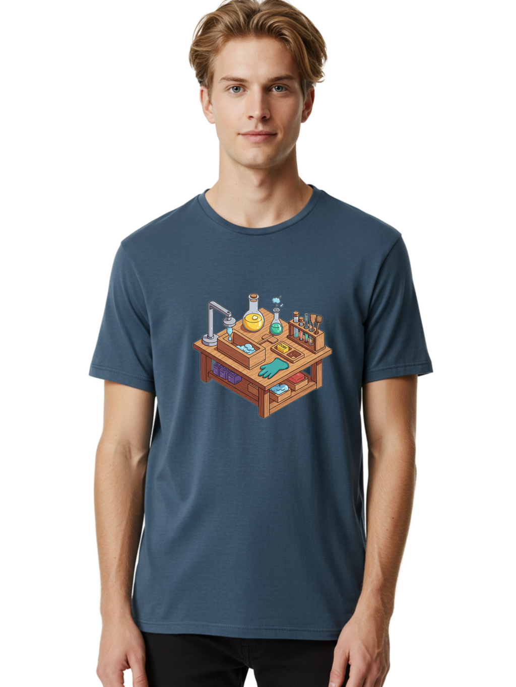 Lab-Workbench Men'S Graphic Tee, 100% Cotton, Comfortable Casual Summer Wear, Machine Washable, Vintage Camera, Old Camera, Antique Camera, Black Camera, Classic Photography, Photography Equipment, Nostalgic Device, Film Camera, Camera Art Baf179