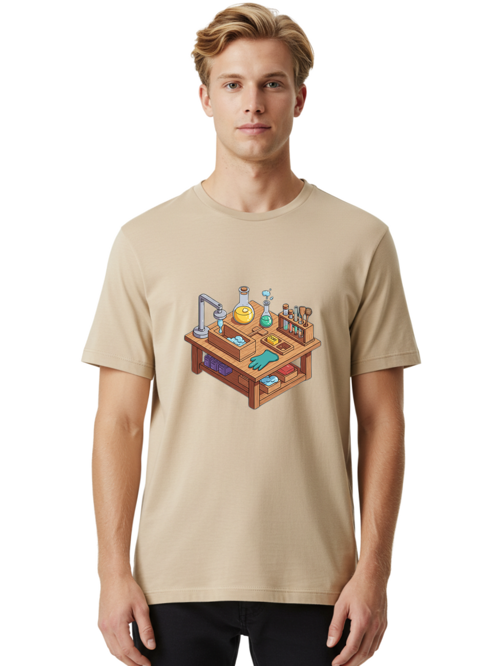 Lab-Workbench Men'S Graphic Tee, 100% Cotton, Comfortable Casual Summer Wear, Machine Washable, Vintage Camera, Old Camera, Antique Camera, Black Camera, Classic Photography, Photography Equipment, Nostalgic Device, Film Camera, Camera Art Baf179