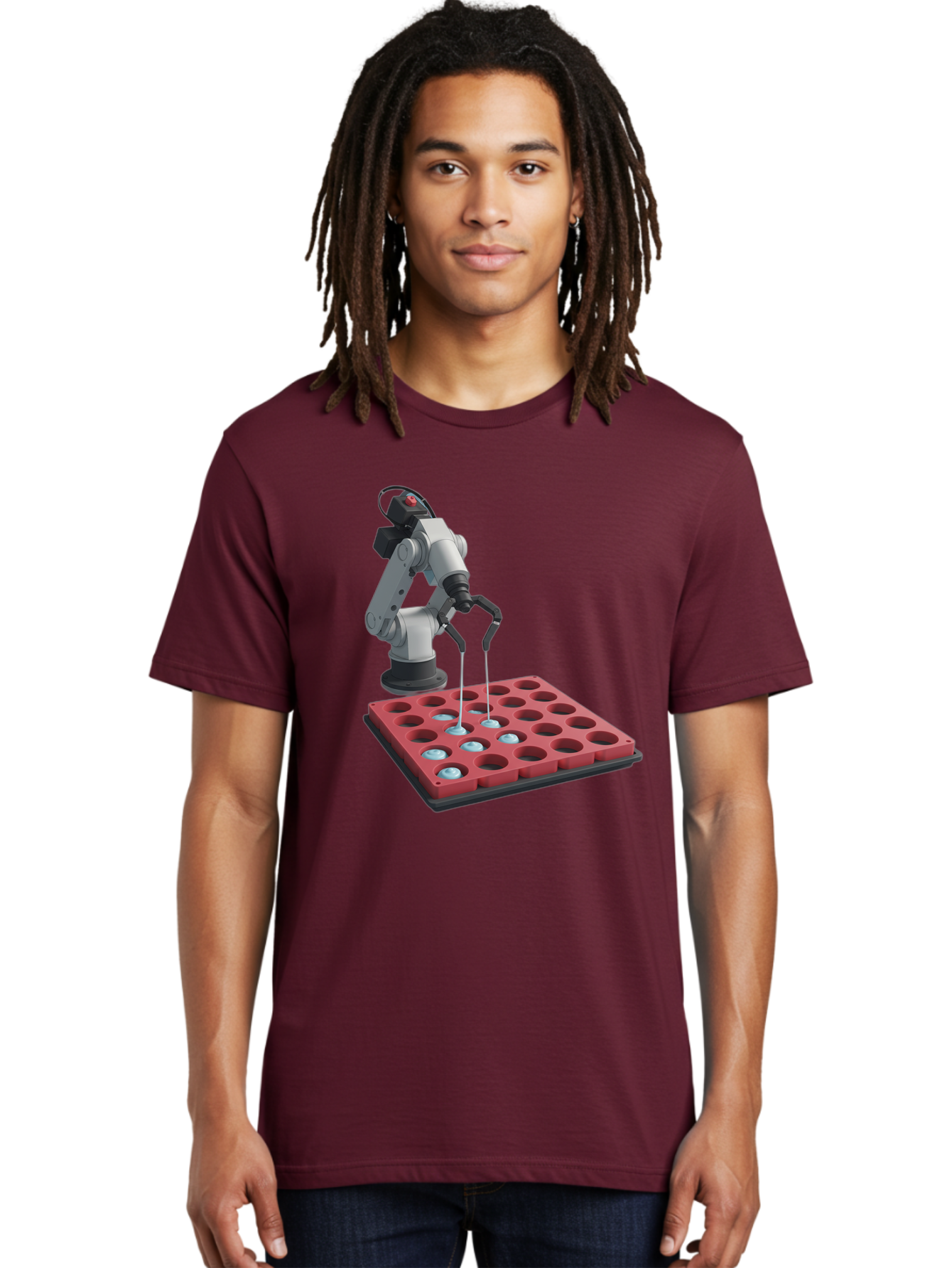 Laboratory-Robot-Arm Men'S Graphic Tee, 100% Cotton, Comfortable Casual Summer Wear, Machine Washable, Vintage Camera, Old Camera, Antique Camera, Black Camera, Classic Photography, Photography Equipment, Nostalgic Device, Film Camera, Baf180