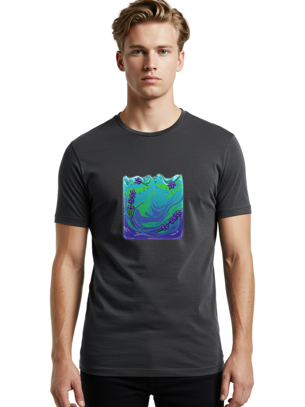 Lavender-Soap Men'S Graphic Tee, 100% Cotton, Comfortable Casual Summer Wear, Machine Washable, Vintage Camera, Old Camera, Antique Camera, Black Camera, Classic Photography, Photography Equipment, Nostalgic Device, Film Camera, Camera Art Baf181