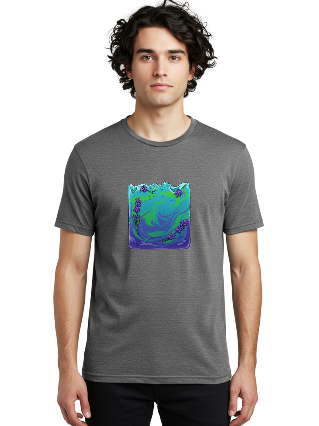 Lavender-Soap Men'S Graphic Tee, 100% Cotton, Comfortable Casual Summer Wear, Machine Washable, Vintage Camera, Old Camera, Antique Camera, Black Camera, Classic Photography, Photography Equipment, Nostalgic Device, Film Camera, Camera Art Baf181