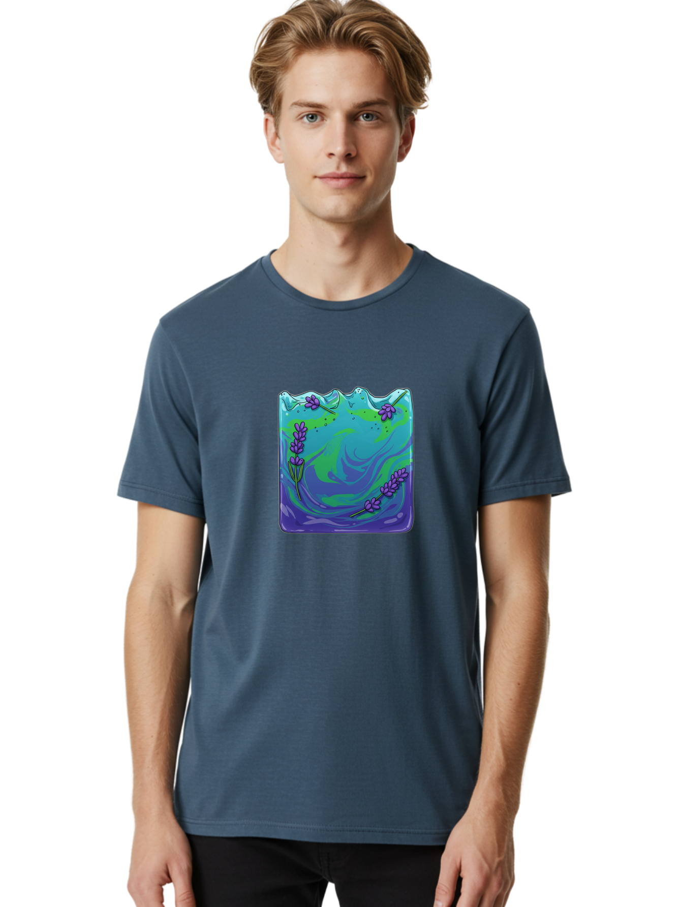 Lavender-Soap Men'S Graphic Tee, 100% Cotton, Comfortable Casual Summer Wear, Machine Washable, Vintage Camera, Old Camera, Antique Camera, Black Camera, Classic Photography, Photography Equipment, Nostalgic Device, Film Camera, Camera Art Baf181
