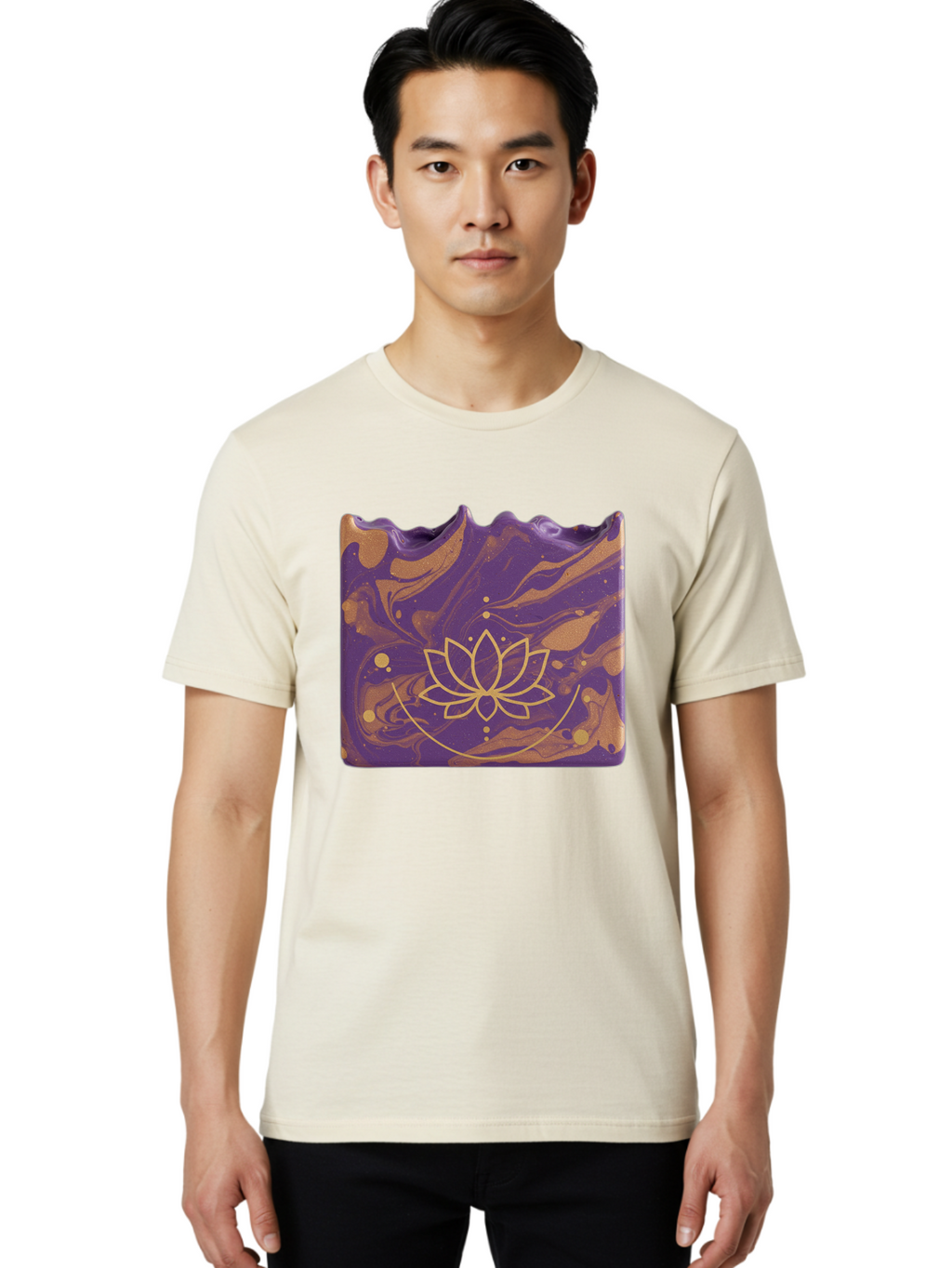Lotus-Ashtray Men'S Graphic Tee, 100% Cotton, Comfortable Casual Summer Wear, Machine Washable, Vintage Camera, Old Camera, Antique Camera, Black Camera, Classic Photography, Photography Equipment, Nostalgic Device, Film Camera, Camera Art Baf182