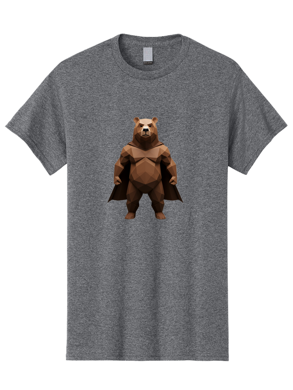 Low-Poly-Bear-Superhero Men'S Graphic Tee, 100% Cotton, Comfortable Casual Summer Wear, Machine Washable, Vintage Camera, Old Camera, Antique Camera, Black Camera, Classic Photography, Photography Equipment, Nostalgic Device, Film Camera, Baf191