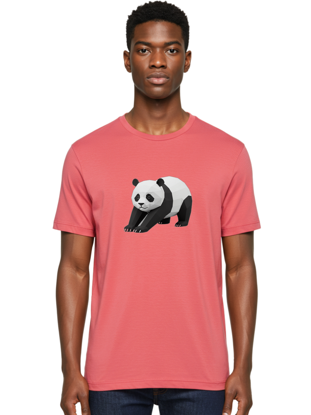 Low-Poly-Panda Men'S Graphic Tee, 100% Cotton, Comfortable Casual Summer Wear, Machine Washable, Vintage Camera, Old Camera, Antique Camera, Black Camera, Classic Photography, Photography Equipment, Nostalgic Device, Film Camera, Camera Art Baf195