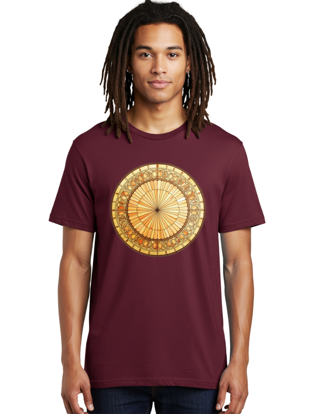 Mandala-Design Men'S Graphic Tee, 100% Cotton, Comfortable Casual Summer Wear, Machine Washable, Vintage Camera, Old Camera, Antique Camera, Black Camera, Classic Photography, Photography Equipment, Nostalgic Device, Film Camera, Camera Art Baf200