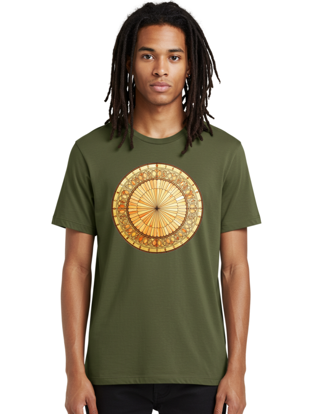 Mandala-Design Men'S Graphic Tee, 100% Cotton, Comfortable Casual Summer Wear, Machine Washable, Vintage Camera, Old Camera, Antique Camera, Black Camera, Classic Photography, Photography Equipment, Nostalgic Device, Film Camera, Camera Art Baf200