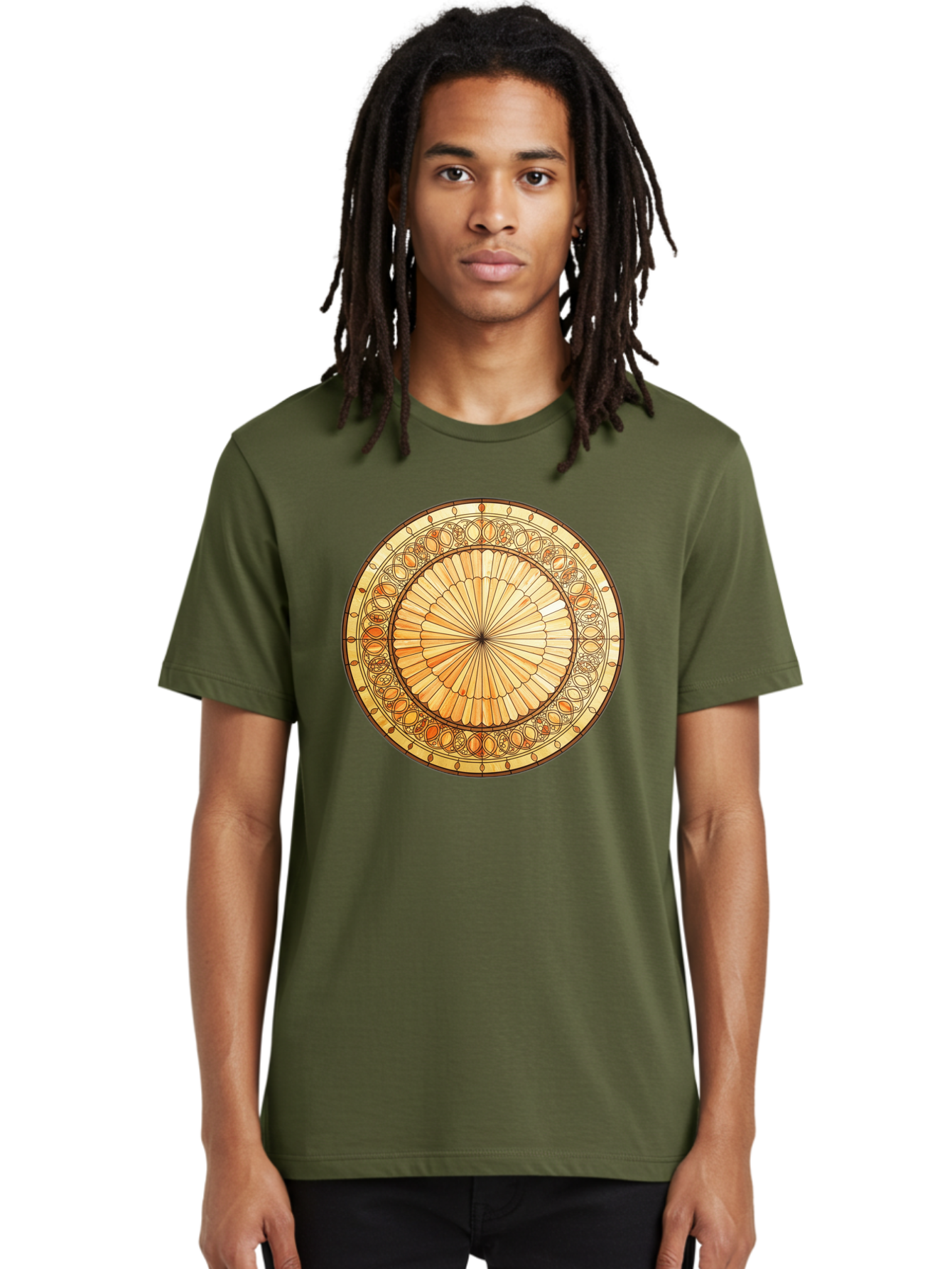 Mandala-Design Men'S Graphic Tee, 100% Cotton, Comfortable Casual Summer Wear, Machine Washable, Vintage Camera, Old Camera, Antique Camera, Black Camera, Classic Photography, Photography Equipment, Nostalgic Device, Film Camera, Camera Art Baf200