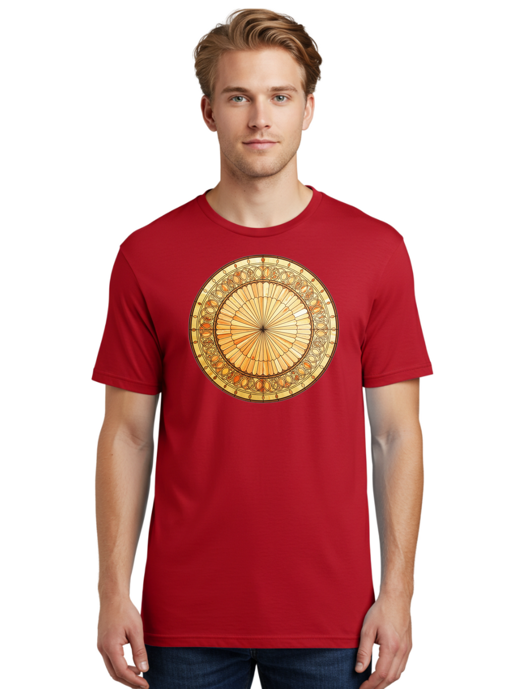 Mandala-Design Men'S Graphic Tee, 100% Cotton, Comfortable Casual Summer Wear, Machine Washable, Vintage Camera, Old Camera, Antique Camera, Black Camera, Classic Photography, Photography Equipment, Nostalgic Device, Film Camera, Camera Art Baf200