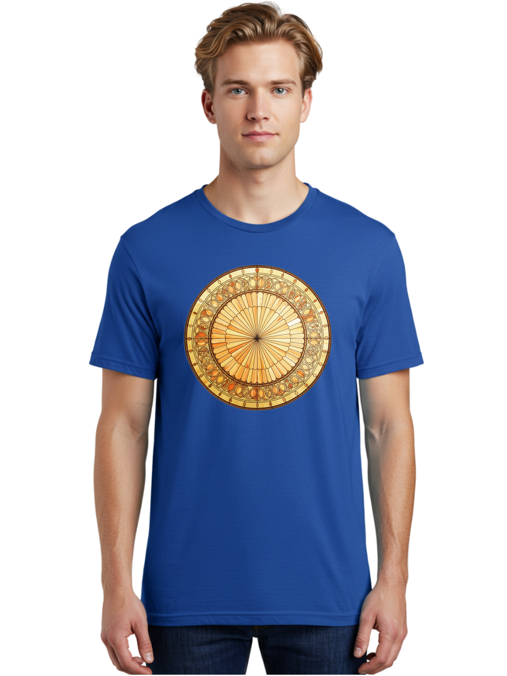 Mandala-Design Men'S Graphic Tee, 100% Cotton, Comfortable Casual Summer Wear, Machine Washable, Vintage Camera, Old Camera, Antique Camera, Black Camera, Classic Photography, Photography Equipment, Nostalgic Device, Film Camera, Camera Art Baf200