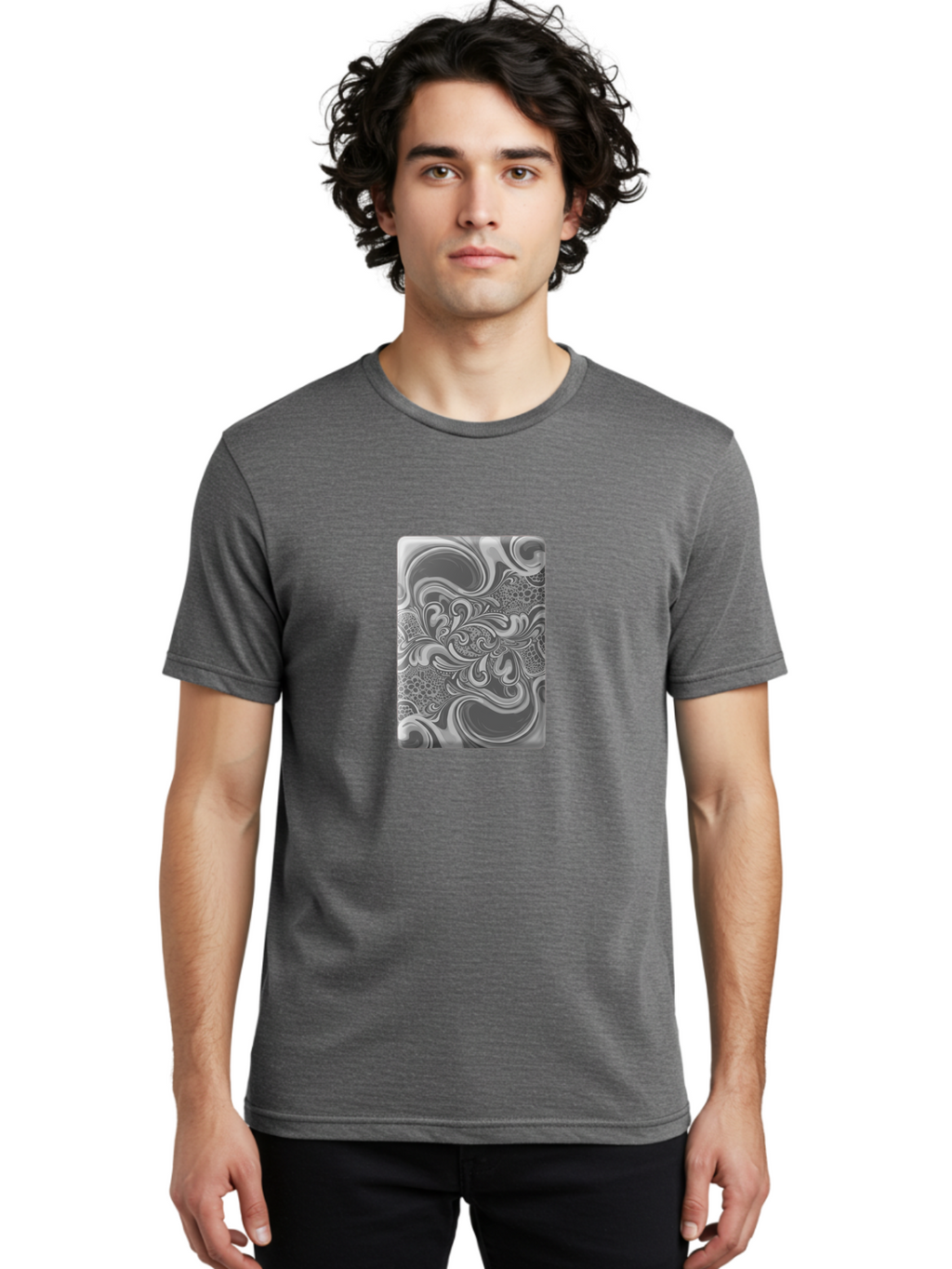 Marbled-Rectangular-Object Men'S Graphic Tee, 100% Cotton, Comfortable Casual Summer Wear, Machine Washable, Vintage Camera, Old Camera, Antique Camera, Black Camera, Classic Photography, Photography Equipment, Nostalgic Device, Film Camera, Baf204