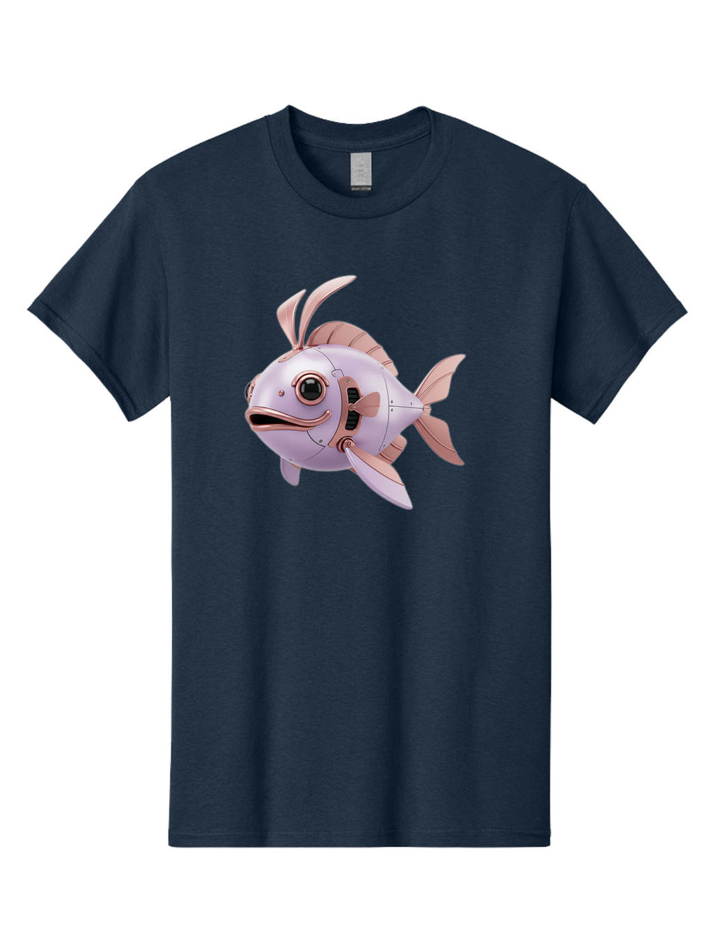 Mechanical-Fish Men'S Graphic Tee, 100% Cotton, Comfortable Casual Summer Wear, Machine Washable, Vintage Camera, Old Camera, Antique Camera, Black Camera, Classic Photography, Photography Equipment, Nostalgic Device, Film Camera, Camera Art Baf205