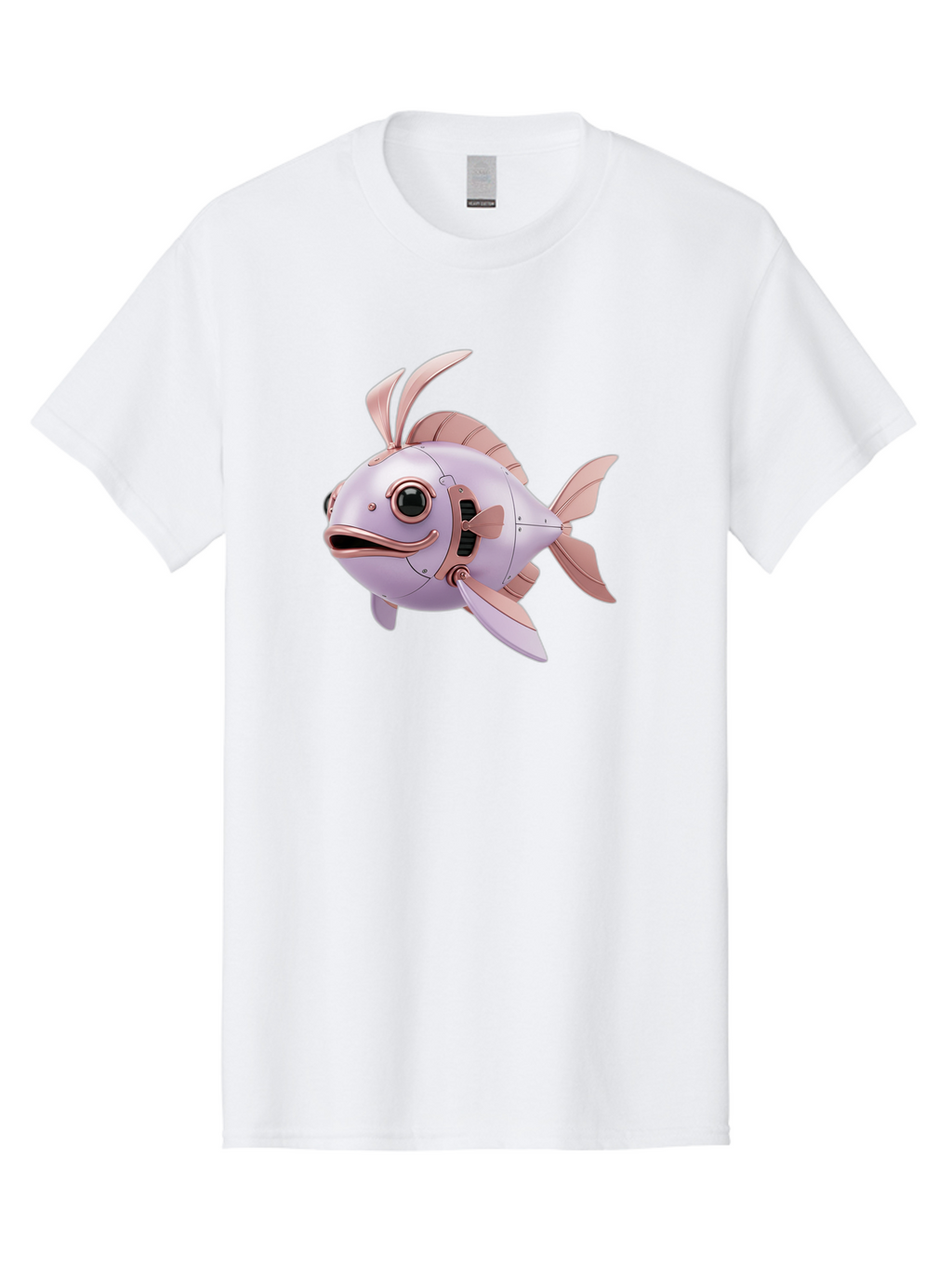 Mechanical-Fish Men'S Graphic Tee, 100% Cotton, Comfortable Casual Summer Wear, Machine Washable, Vintage Camera, Old Camera, Antique Camera, Black Camera, Classic Photography, Photography Equipment, Nostalgic Device, Film Camera, Camera Art Baf205