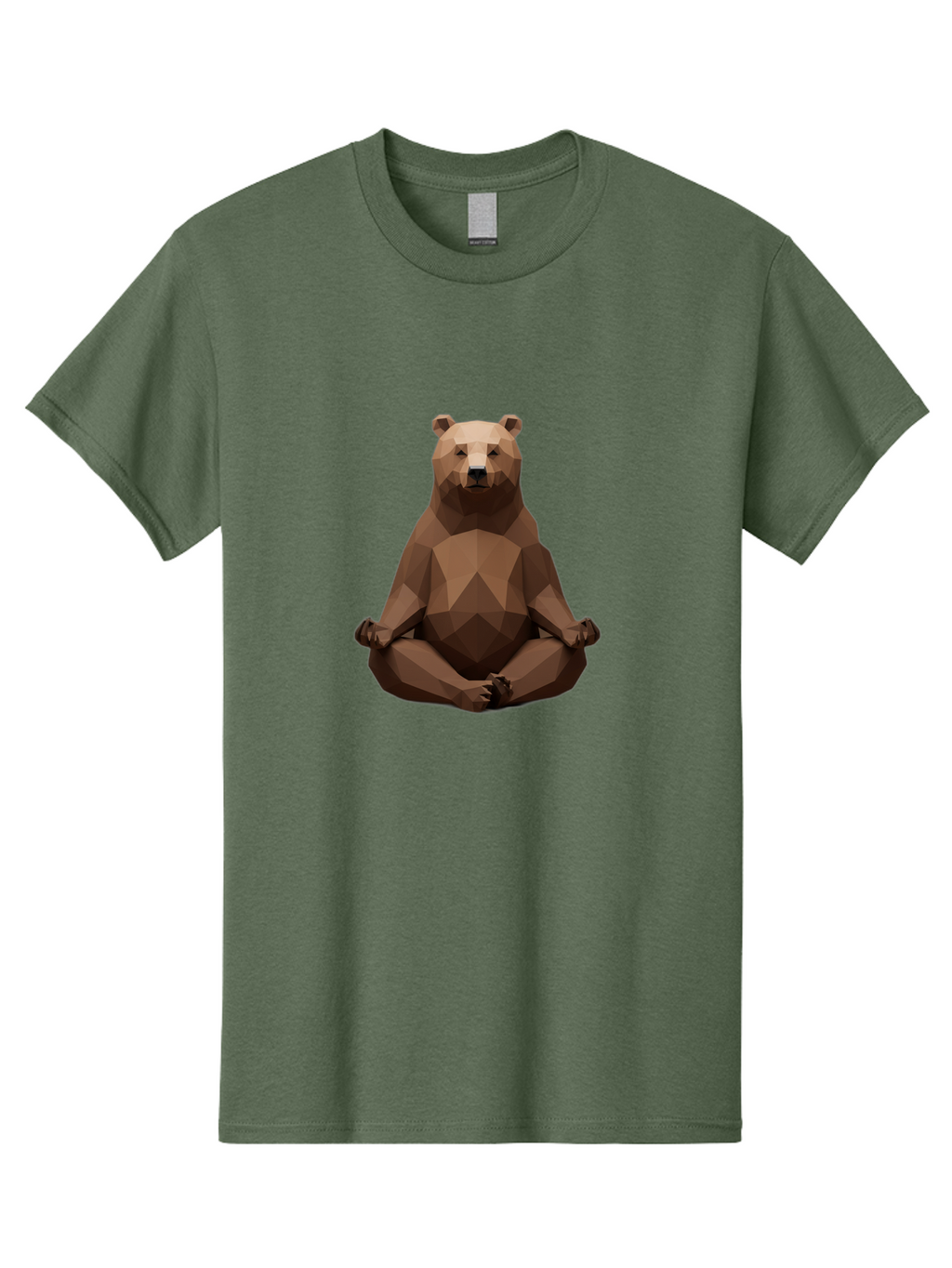 Meditating-Bear Men'S Graphic Tee, 100% Cotton, Comfortable Casual Summer Wear, Machine Washable, Vintage Camera, Old Camera, Antique Camera, Black Camera, Classic Photography, Photography Equipment, Nostalgic Device, Film Camera, Camera Art Baf207