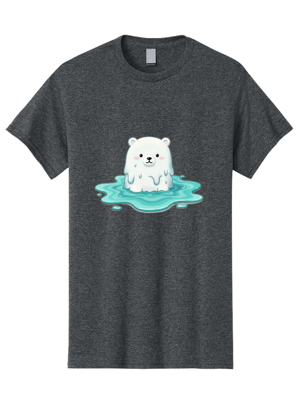 Melting-Polar-Bear Men'S Graphic Tee, 100% Cotton, Comfortable Casual Summer Wear, Machine Washable, Vintage Camera, Old Camera, Antique Camera, Black Camera, Classic Photography, Photography Equipment, Nostalgic Device, Film Camera, Baf211