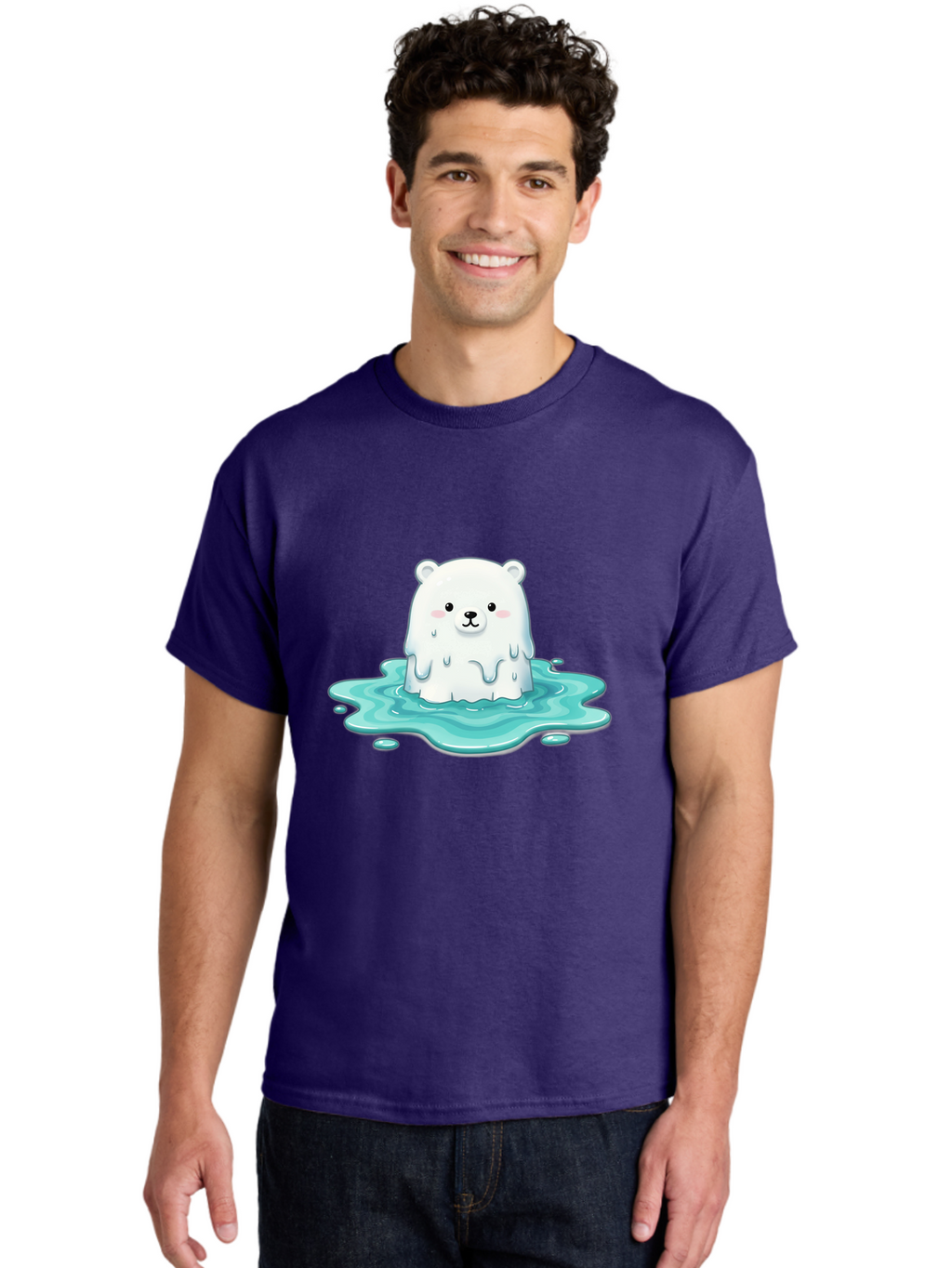 Melting-Polar-Bear Men'S Graphic Tee, 100% Cotton, Comfortable Casual Summer Wear, Machine Washable, Vintage Camera, Old Camera, Antique Camera, Black Camera, Classic Photography, Photography Equipment, Nostalgic Device, Film Camera, Baf211