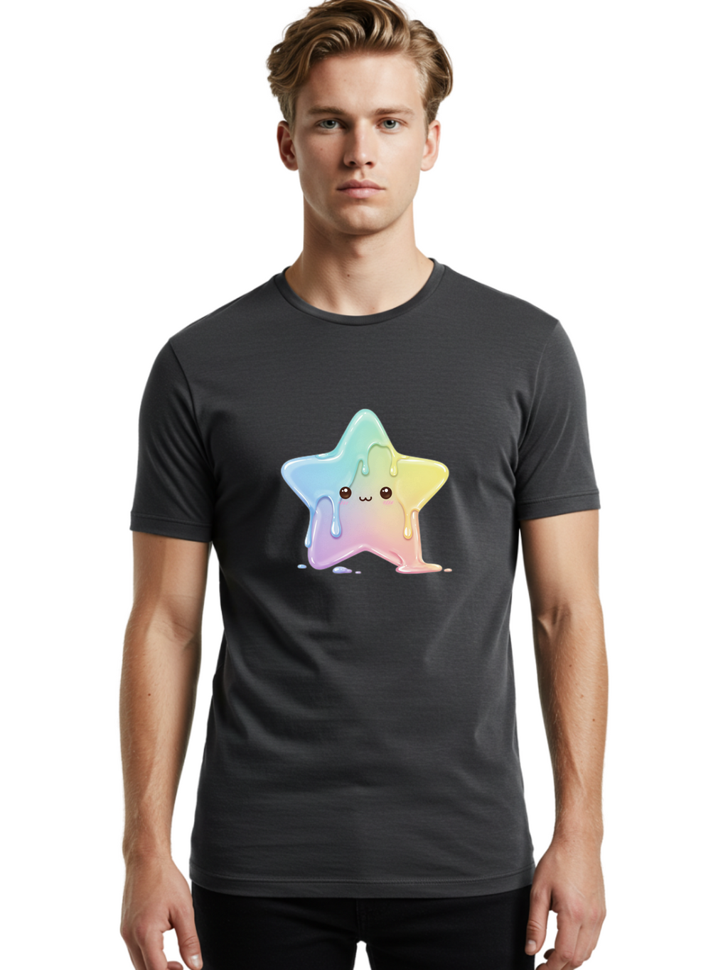 Melting-Star Men'S Graphic Tee, 100% Cotton, Comfortable Casual Summer Wear, Machine Washable, Vintage Camera, Old Camera, Antique Camera, Black Camera, Classic Photography, Photography Equipment, Nostalgic Device, Film Camera, Camera Art Baf212