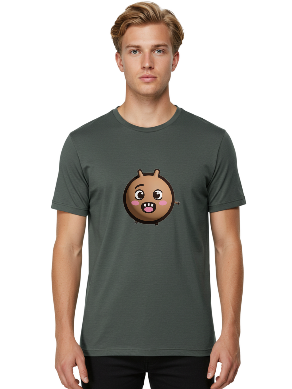Moji-Cow Men'S Graphic Tee, 100% Cotton, Comfortable Casual Summer Wear, Machine Washable, Vintage Camera, Old Camera, Antique Camera, Black Camera, Classic Photography, Photography Equipment, Nostalgic Device, Film Camera, Camera Art Baf215
