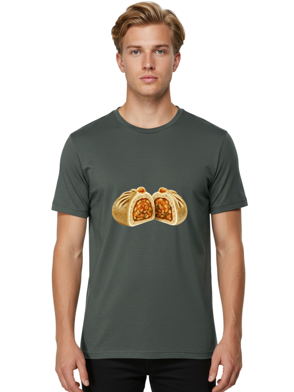 Momo-Dumplings-1 Men'S Graphic Tee, 100% Cotton, Comfortable Casual Summer Wear, Machine Washable, Vintage Camera, Old Camera, Antique Camera, Black Camera, Classic Photography, Photography Equipment, Nostalgic Device, Film Camera, Camera Art Baf218
