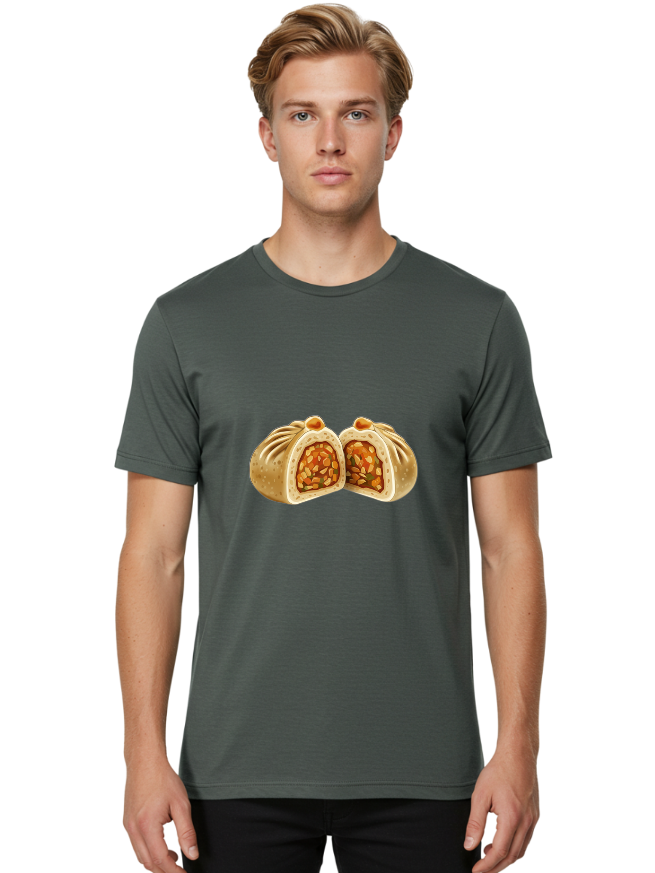 Momo-Dumplings-1 Men'S Graphic Tee, 100% Cotton, Comfortable Casual Summer Wear, Machine Washable, Vintage Camera, Old Camera, Antique Camera, Black Camera, Classic Photography, Photography Equipment, Nostalgic Device, Film Camera, Camera Art Baf218