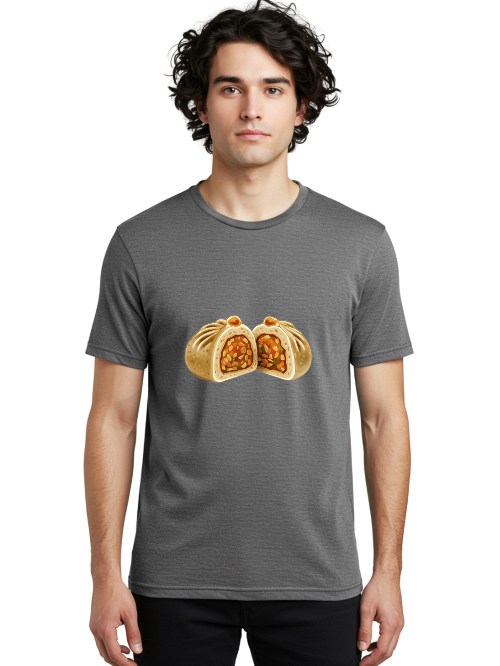 Momo-Dumplings-1 Men'S Graphic Tee, 100% Cotton, Comfortable Casual Summer Wear, Machine Washable, Vintage Camera, Old Camera, Antique Camera, Black Camera, Classic Photography, Photography Equipment, Nostalgic Device, Film Camera, Camera Art Baf218