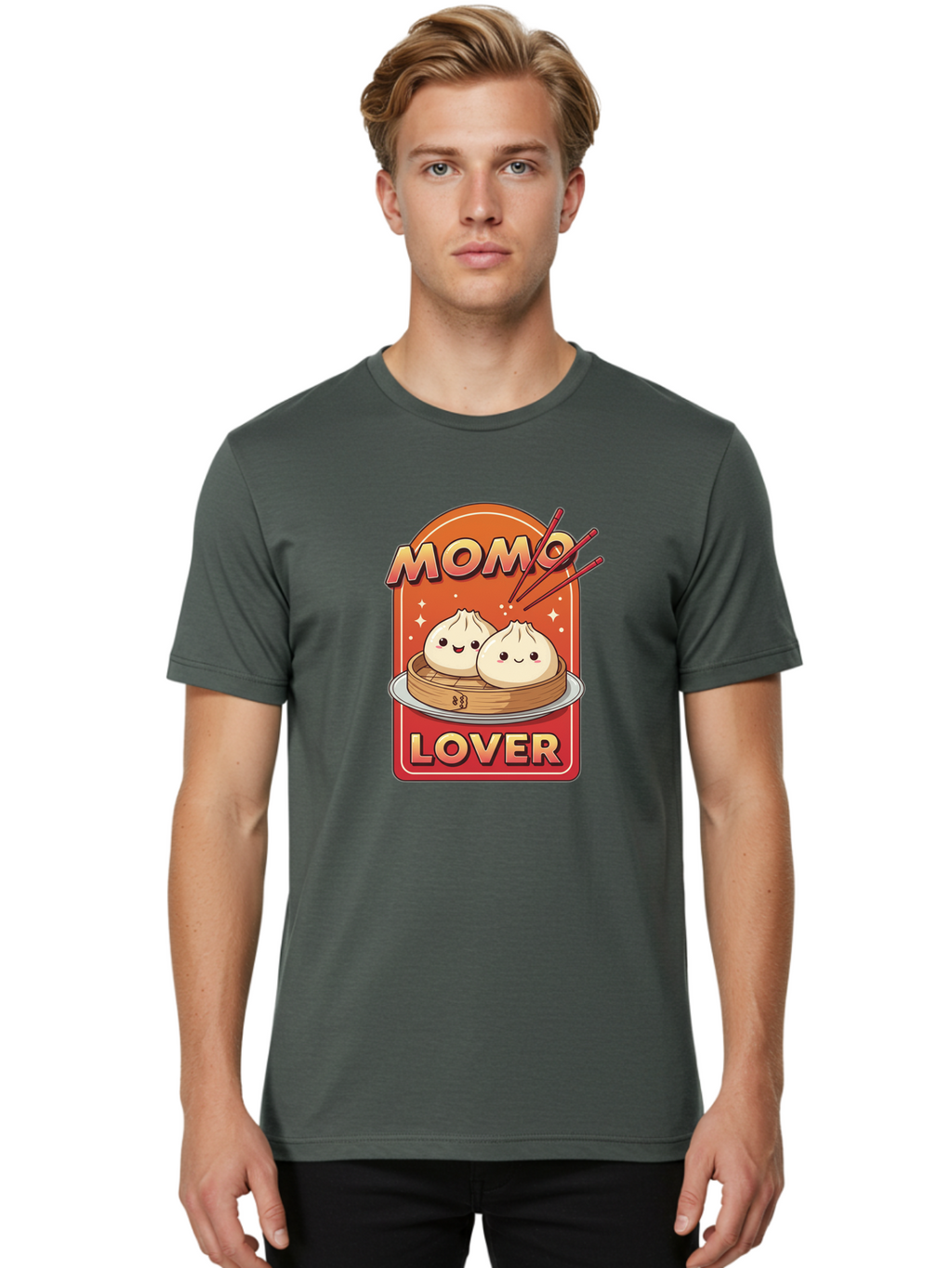 Momo-Lover-1 Men'S Graphic Tee, 100% Cotton, Comfortable Casual Summer Wear, Machine Washable, Vintage Camera, Old Camera, Antique Camera, Black Camera, Classic Photography, Photography Equipment, Nostalgic Device, Film Camera, Camera Art Baf220