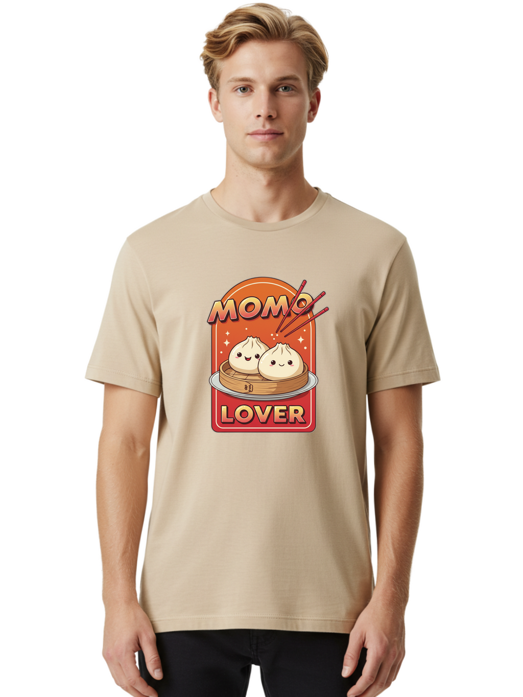 Momo-Lover-1 Men'S Graphic Tee, 100% Cotton, Comfortable Casual Summer Wear, Machine Washable, Vintage Camera, Old Camera, Antique Camera, Black Camera, Classic Photography, Photography Equipment, Nostalgic Device, Film Camera, Camera Art Baf220