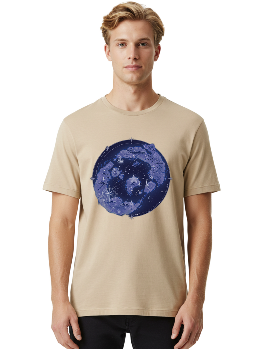 Moon-Map Men'S Graphic Tee, 100% Cotton, Comfortable Casual Summer Wear, Machine Washable, Vintage Camera, Old Camera, Antique Camera, Black Camera, Classic Photography, Photography Equipment, Nostalgic Device, Film Camera, Camera Art Baf232