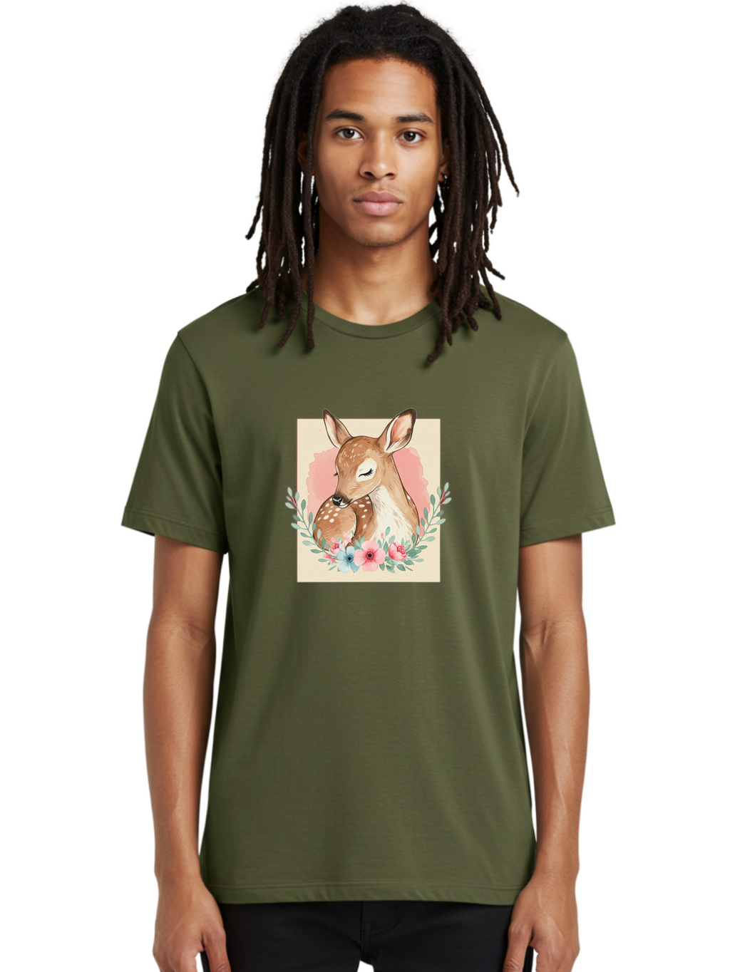 Mother-Deer-And-Fawn Men'S Graphic Tee, 100% Cotton, Comfortable Casual Summer Wear, Machine Washable, Vintage Camera, Old Camera, Antique Camera, Black Camera, Classic Photography, Photography Equipment, Nostalgic Device, Film Camera, Baf234