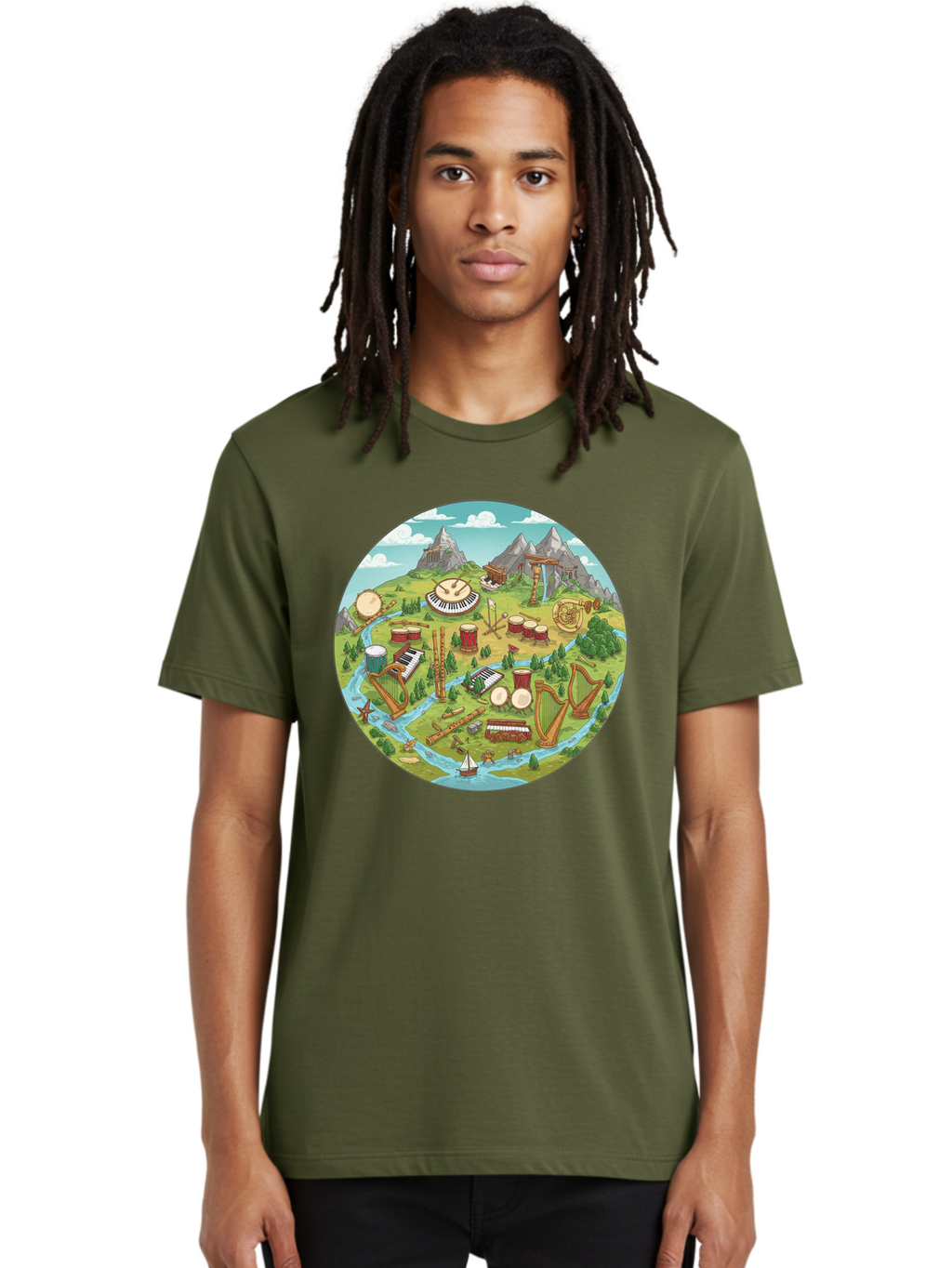 Music-Instruments-Landscape Men'S Graphic Tee, 100% Cotton, Comfortable Casual Summer Wear, Machine Washable, Vintage Camera, Old Camera, Antique Camera, Black Camera, Classic Photography, Photography Equipment, Nostalgic Device, Film Camera, Baf236