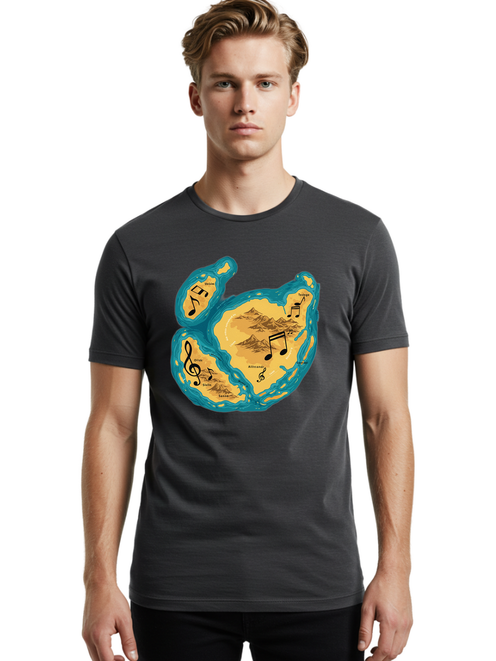 Music-Island Men'S Graphic Tee, 100% Cotton, Comfortable Casual Summer Wear, Machine Washable, Vintage Camera, Old Camera, Antique Camera, Black Camera, Classic Photography, Photography Equipment, Nostalgic Device, Film Camera, Camera Art Baf237