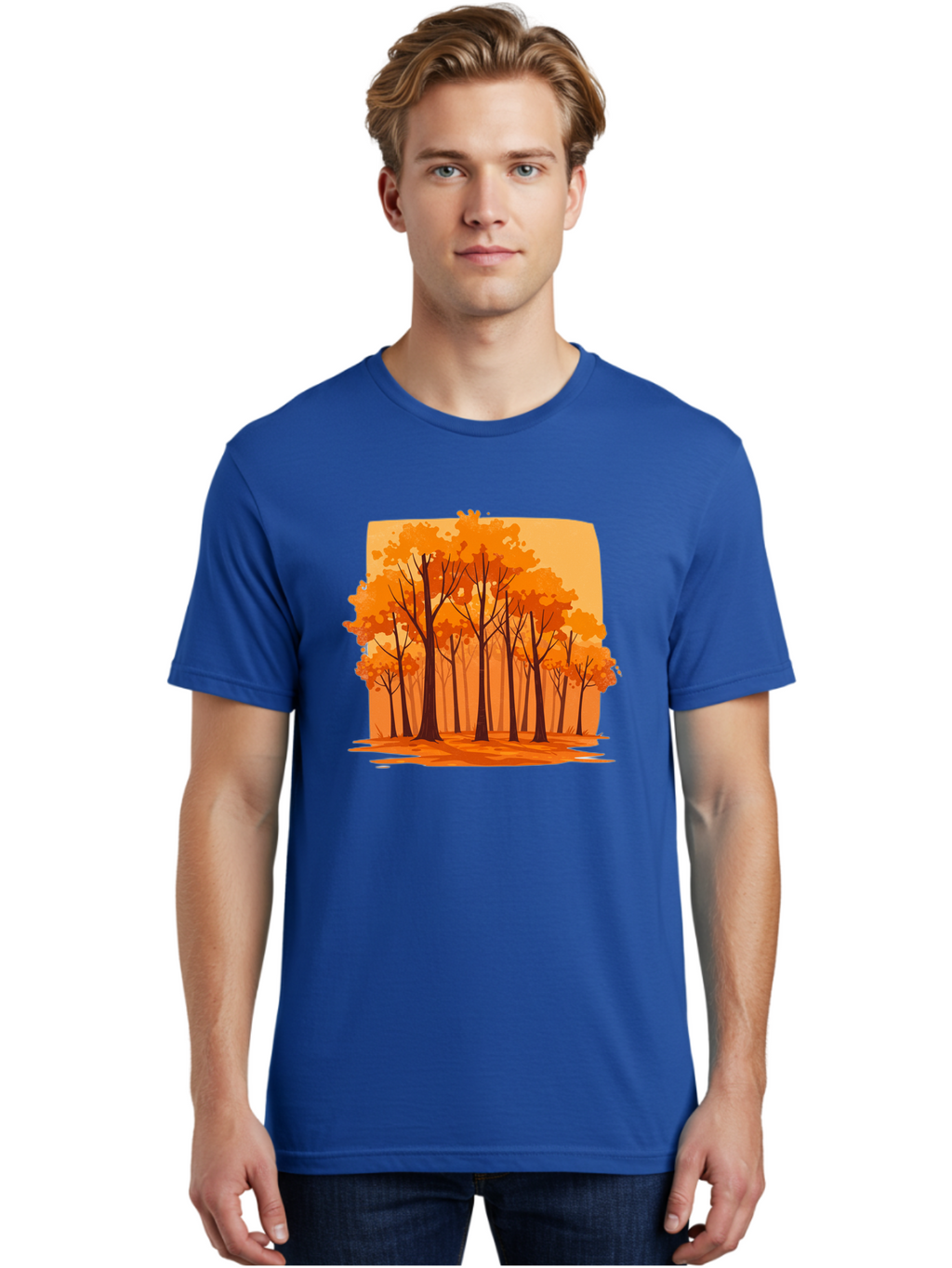 Orange-Forest Men'S Graphic Tee, 100% Cotton, Comfortable Casual Summer Wear, Machine Washable, Vintage Camera, Old Camera, Antique Camera, Black Camera, Classic Photography, Photography Equipment, Nostalgic Device, Film Camera, Camera Art Baf243