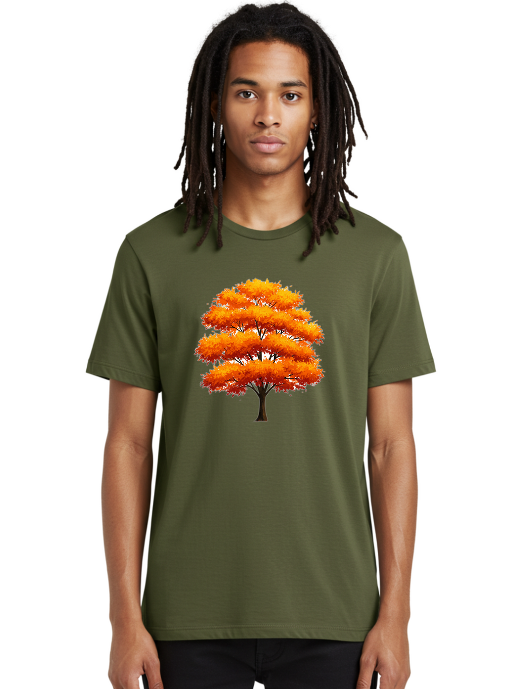 Orange-Tree-1 Men'S Graphic Tee, 100% Cotton, Comfortable Casual Summer Wear, Machine Washable, Vintage Camera, Old Camera, Antique Camera, Black Camera, Classic Photography, Photography Equipment, Nostalgic Device, Film Camera, Camera Art Baf246