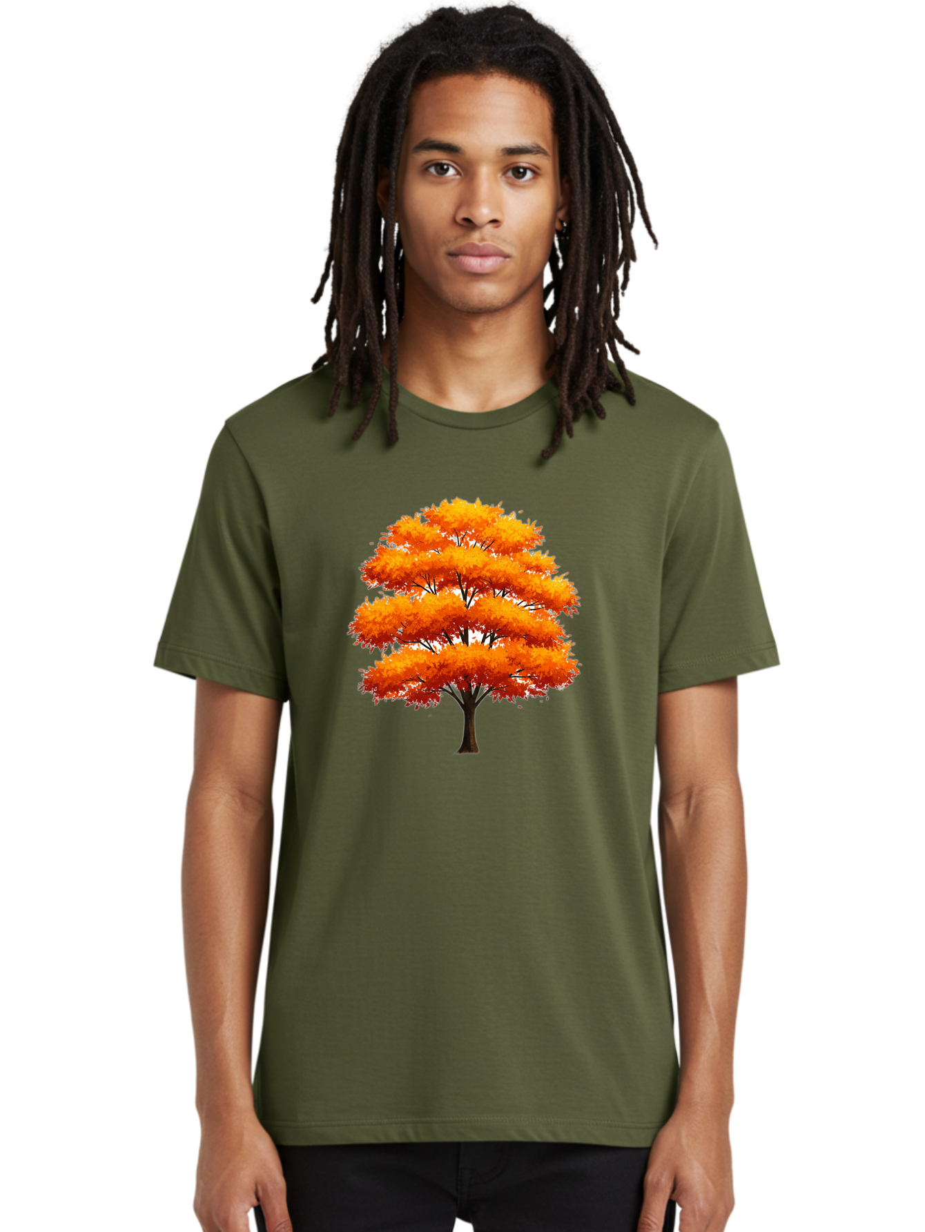 Orange-Tree-1 Men'S Graphic Tee, 100% Cotton, Comfortable Casual Summer Wear, Machine Washable, Vintage Camera, Old Camera, Antique Camera, Black Camera, Classic Photography, Photography Equipment, Nostalgic Device, Film Camera, Camera Art Baf246