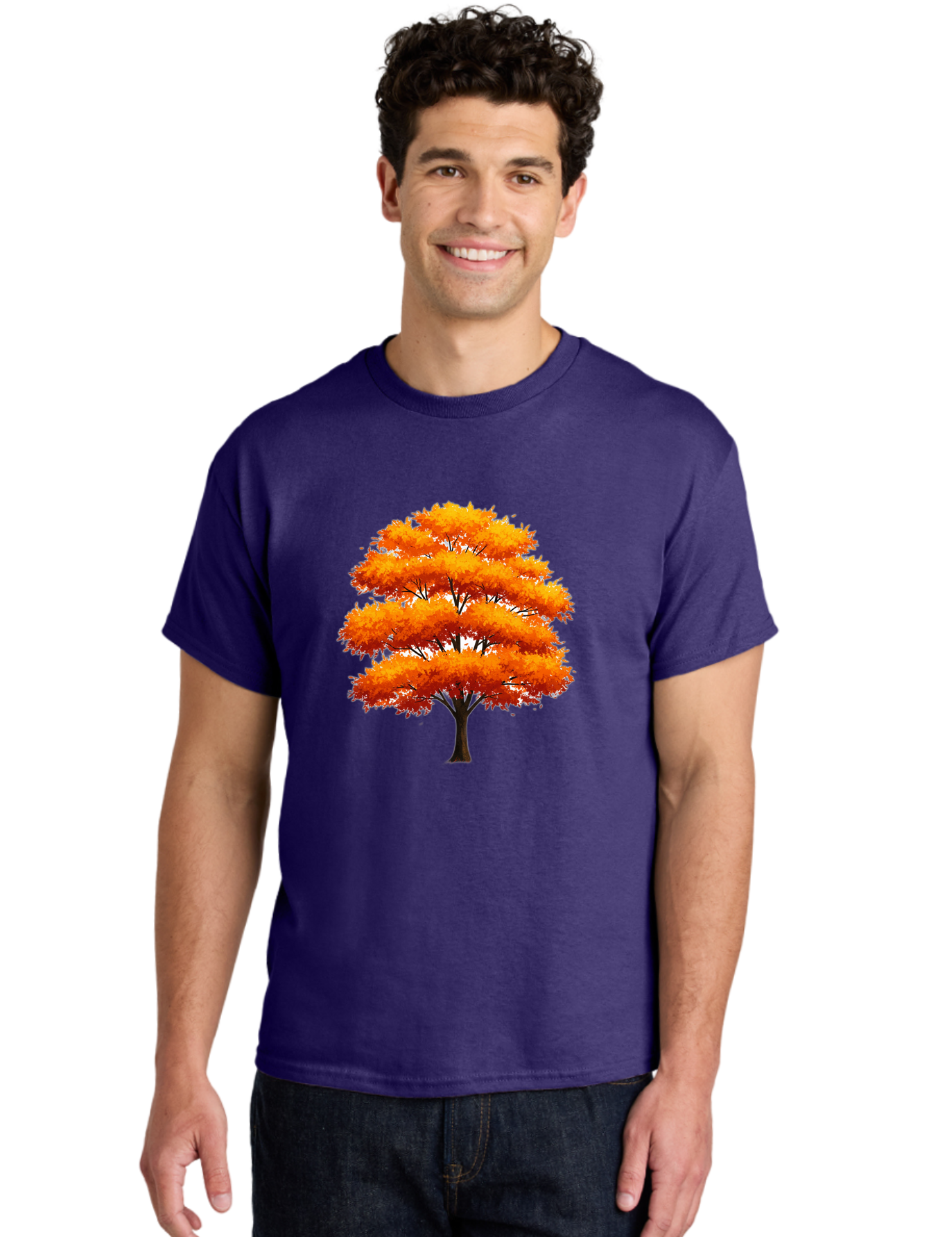 Orange-Tree-1 Men'S Graphic Tee, 100% Cotton, Comfortable Casual Summer Wear, Machine Washable, Vintage Camera, Old Camera, Antique Camera, Black Camera, Classic Photography, Photography Equipment, Nostalgic Device, Film Camera, Camera Art Baf246