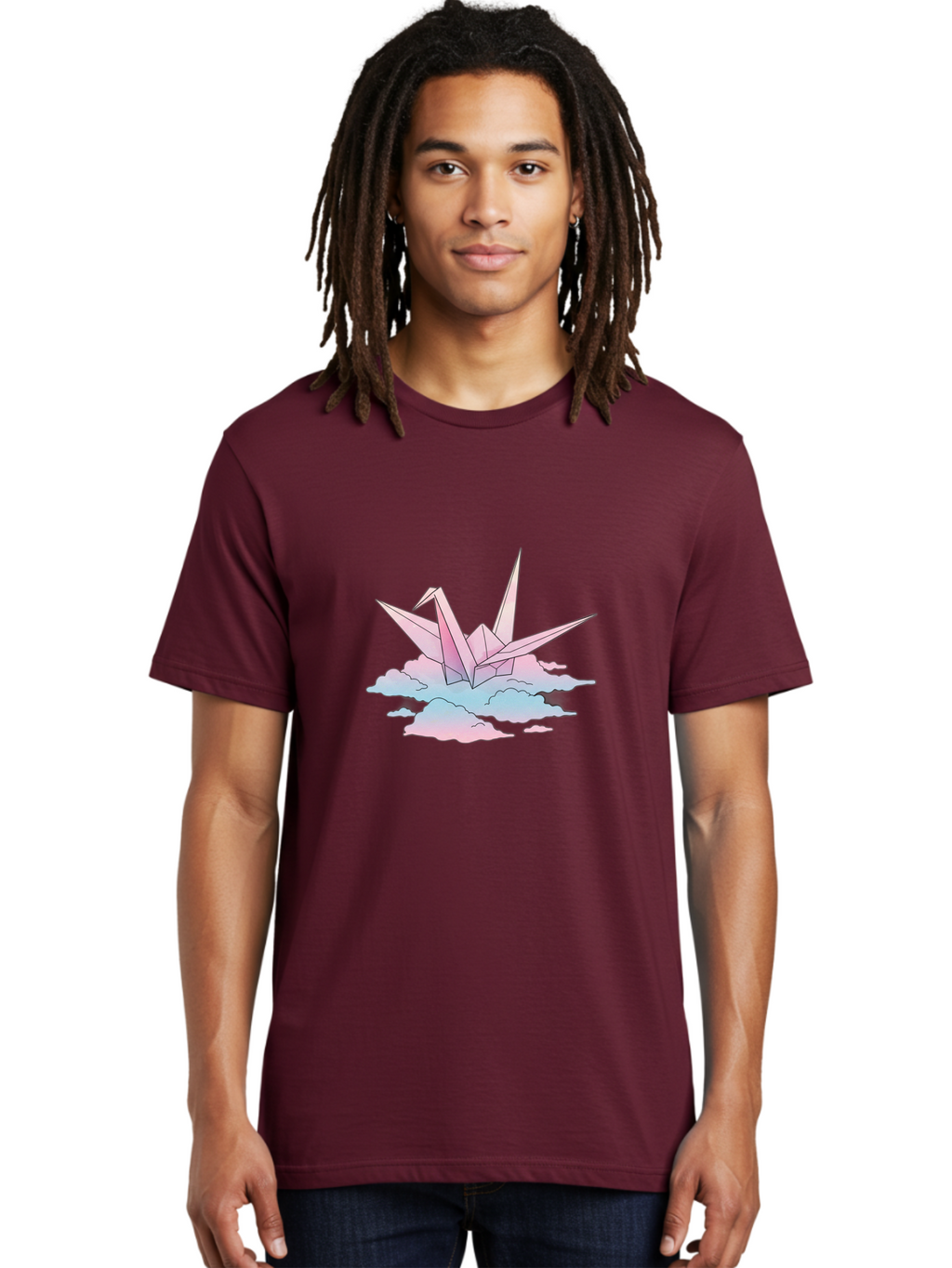 Origami-Crane Men'S Graphic Tee, 100% Cotton, Comfortable Casual Summer Wear, Machine Washable, Vintage Camera, Old Camera, Antique Camera, Black Camera, Classic Photography, Photography Equipment, Nostalgic Device, Film Camera, Camera Art Baf252