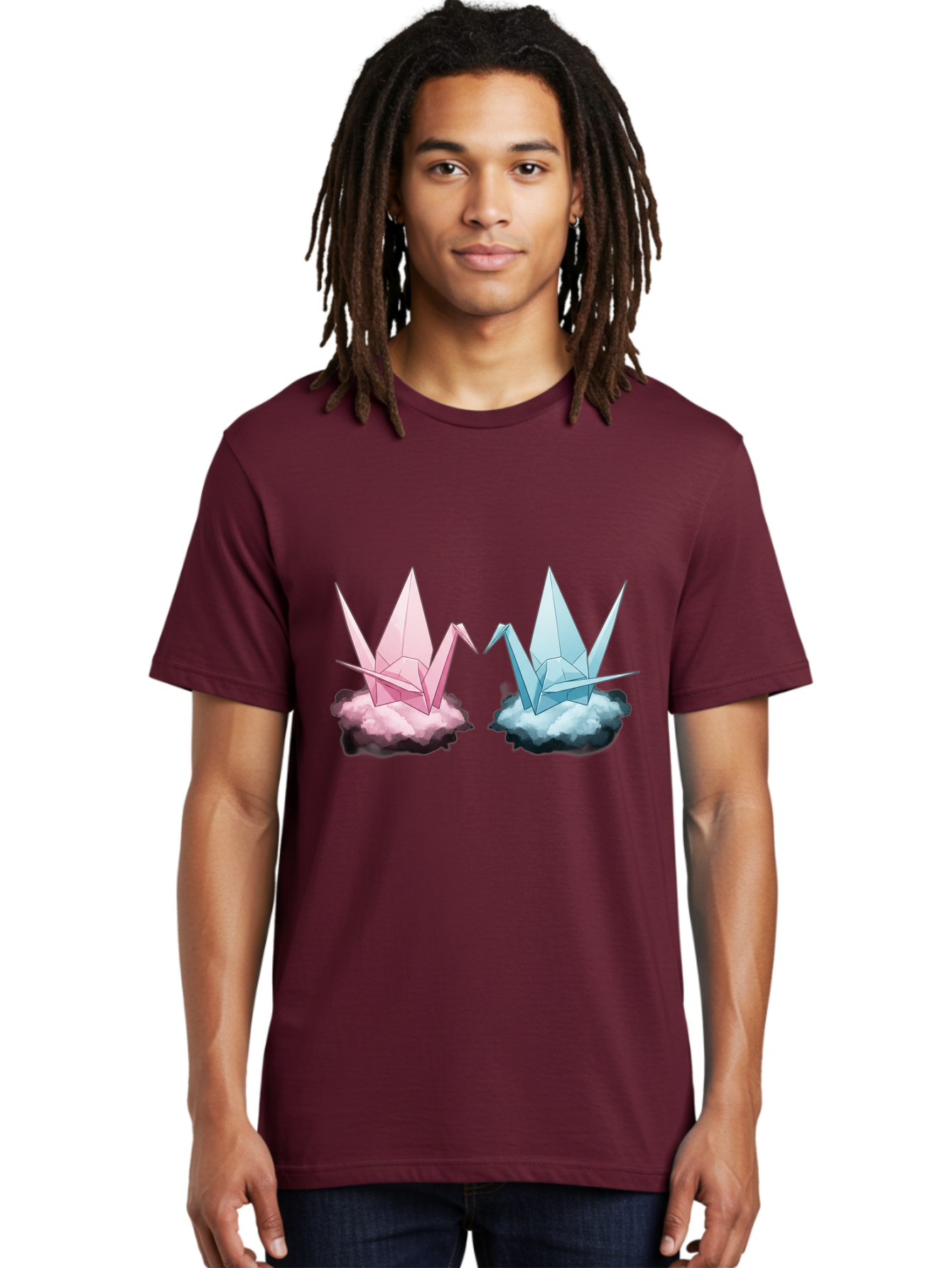 Origami-Cranes Men'S Graphic Tee, 100% Cotton, Comfortable Casual Summer Wear, Machine Washable, Vintage Camera, Old Camera, Antique Camera, Black Camera, Classic Photography, Photography Equipment, Nostalgic Device, Film Camera, Camera Art Baf257