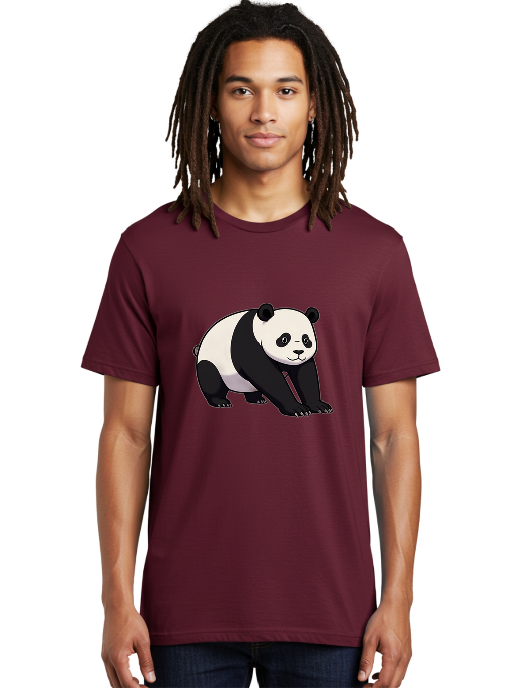 Panda-2 Men'S Graphic Tee, 100% Cotton, Comfortable Casual Summer Wear, Machine Washable, Vintage Camera, Old Camera, Antique Camera, Black Camera, Classic Photography, Photography Equipment, Nostalgic Device, Film Camera, Camera Art Baf260