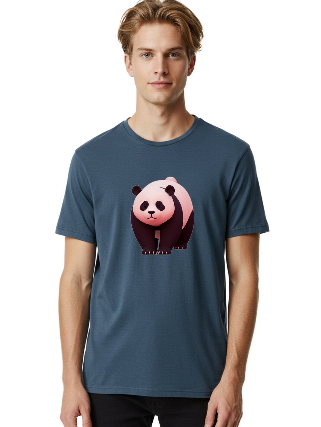 Panda-3 Men'S Graphic Tee, 100% Cotton, Comfortable Casual Summer Wear, Machine Washable, Vintage Camera, Old Camera, Antique Camera, Black Camera, Classic Photography, Photography Equipment, Nostalgic Device, Film Camera, Camera Art Baf261