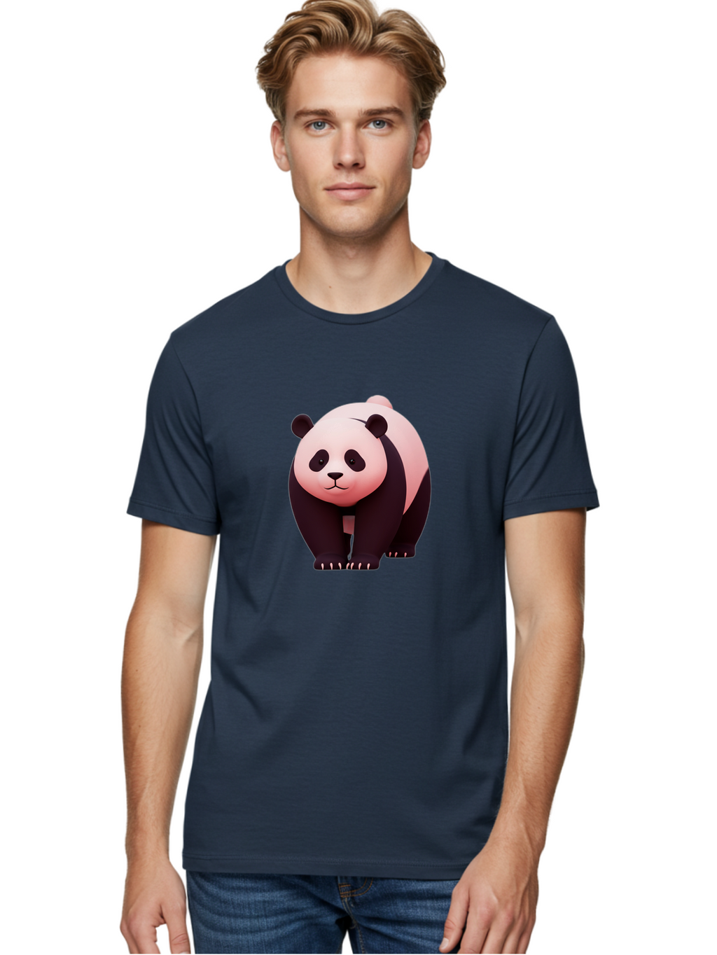 Panda-3 Men'S Graphic Tee, 100% Cotton, Comfortable Casual Summer Wear, Machine Washable, Vintage Camera, Old Camera, Antique Camera, Black Camera, Classic Photography, Photography Equipment, Nostalgic Device, Film Camera, Camera Art Baf261