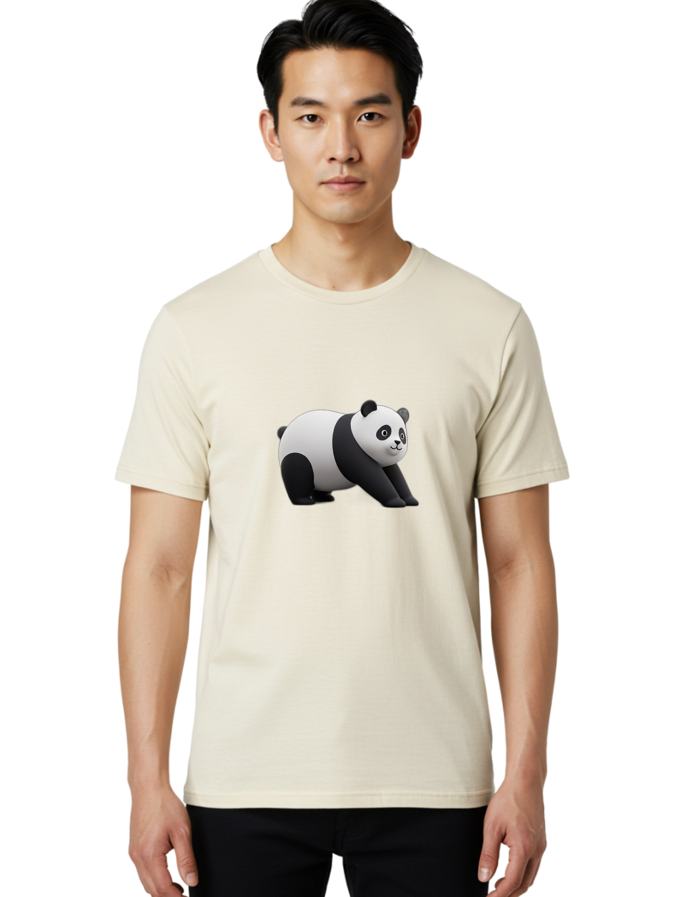 Panda-4 Men'S Graphic Tee, 100% Cotton, Comfortable Casual Summer Wear, Machine Washable, Vintage Camera, Old Camera, Antique Camera, Black Camera, Classic Photography, Photography Equipment, Nostalgic Device, Film Camera, Camera Art Baf262