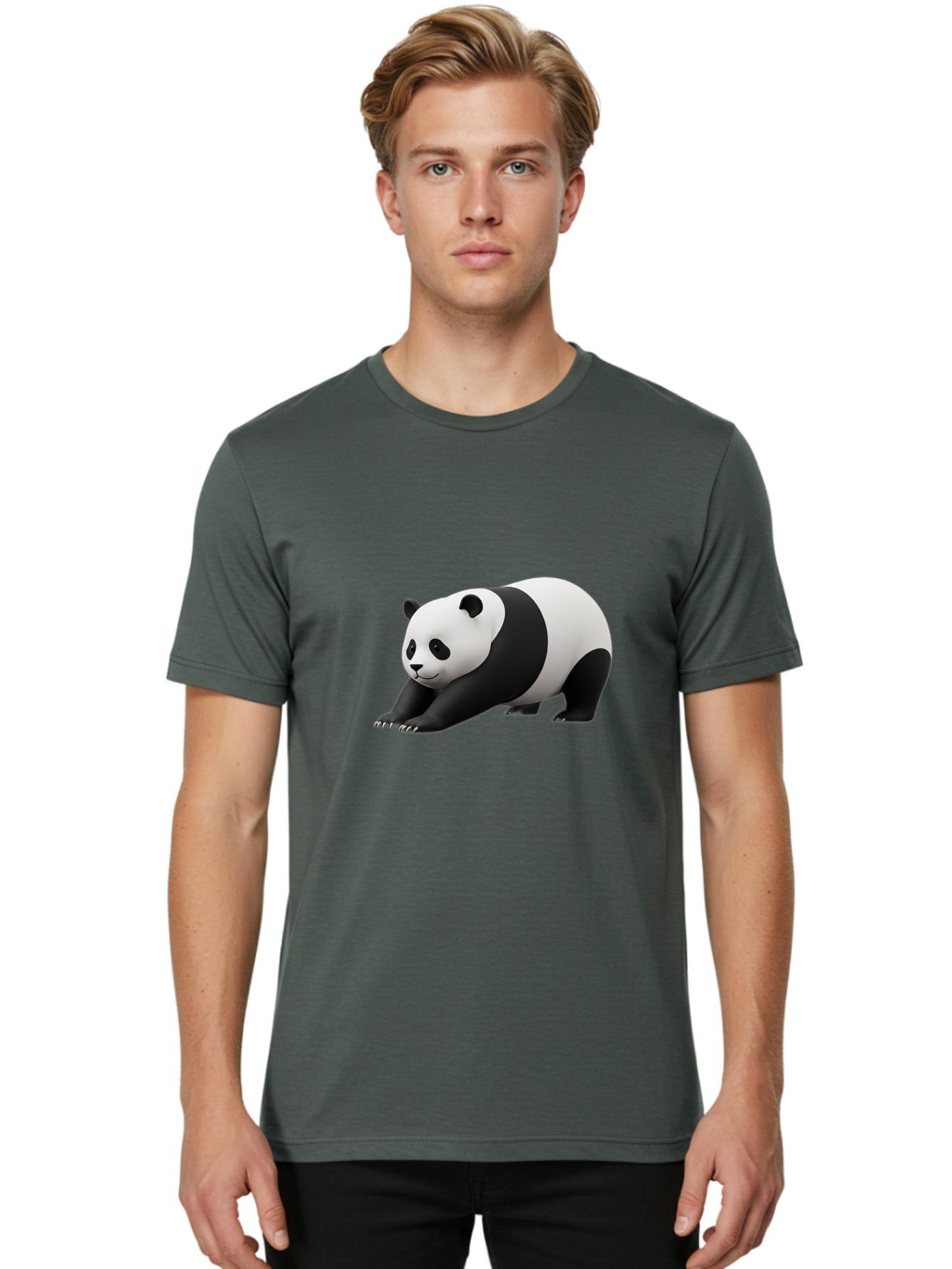 Panda-5 Men'S Graphic Tee, 100% Cotton, Comfortable Casual Summer Wear, Machine Washable, Vintage Camera, Old Camera, Antique Camera, Black Camera, Classic Photography, Photography Equipment, Nostalgic Device, Film Camera, Camera Art Baf263