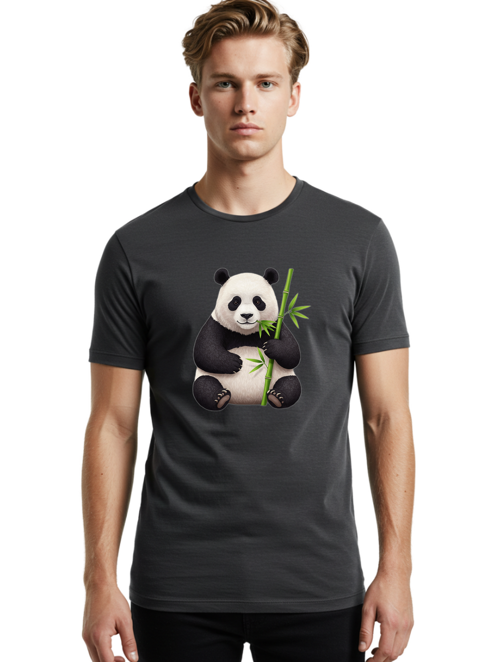 Panda-7 Men'S Graphic Tee, 100% Cotton, Comfortable Casual Summer Wear, Machine Washable, Vintage Camera, Old Camera, Antique Camera, Black Camera, Classic Photography, Photography Equipment, Nostalgic Device, Film Camera, Camera Art Baf265