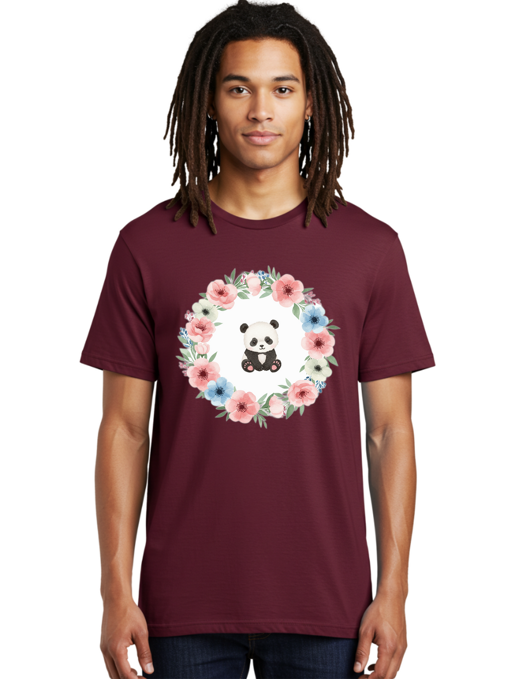 Panda-And-Flowers Men'S Graphic Tee, 100% Cotton, Comfortable Casual Summer Wear, Machine Washable, Vintage Camera, Old Camera, Antique Camera, Black Camera, Classic Photography, Photography Equipment, Nostalgic Device, Film Camera, Camera Art Baf266